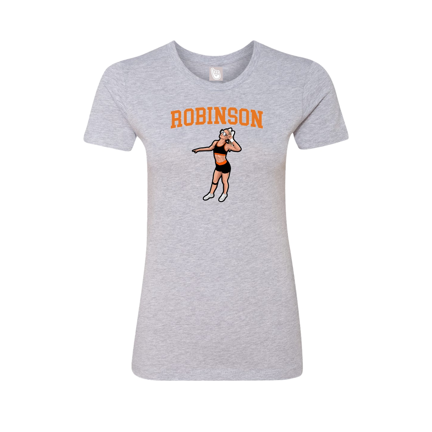 Fitted Women's Tee — Shirsey in Grey