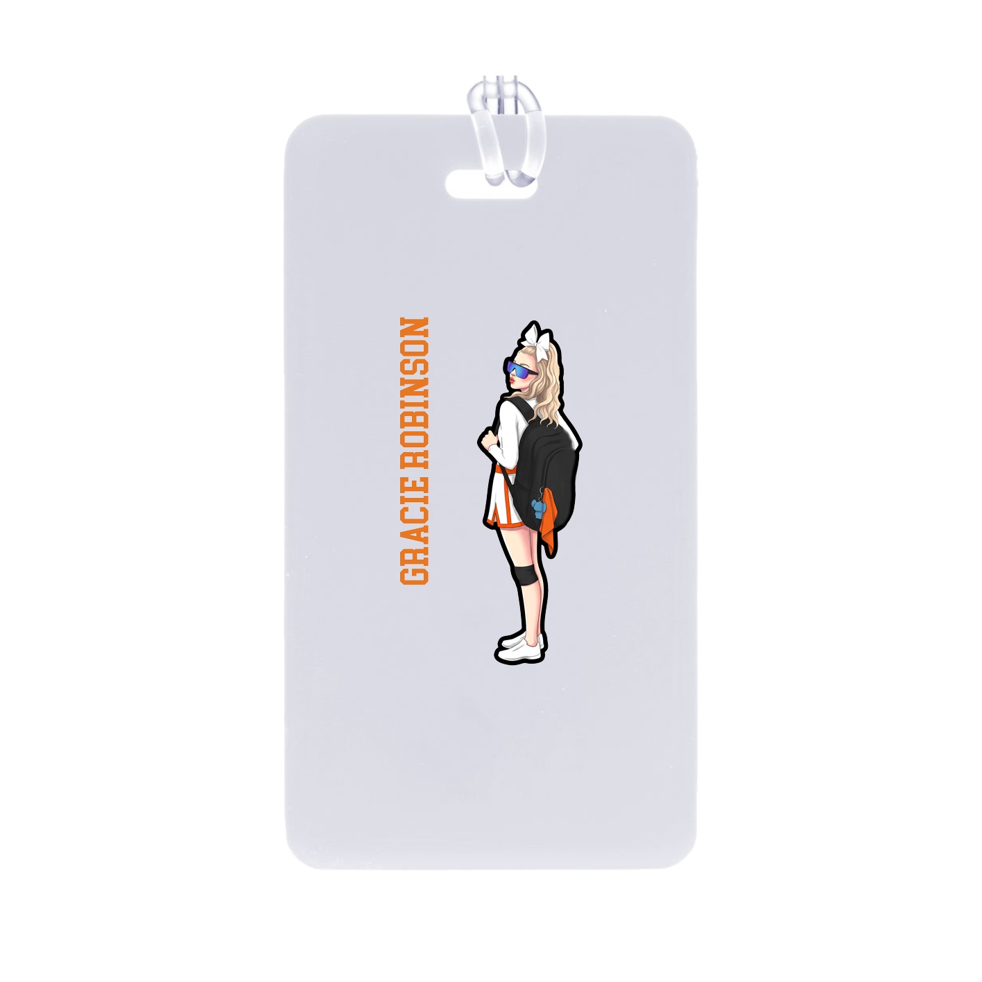 Bag Tag — Name Vertical in Classic