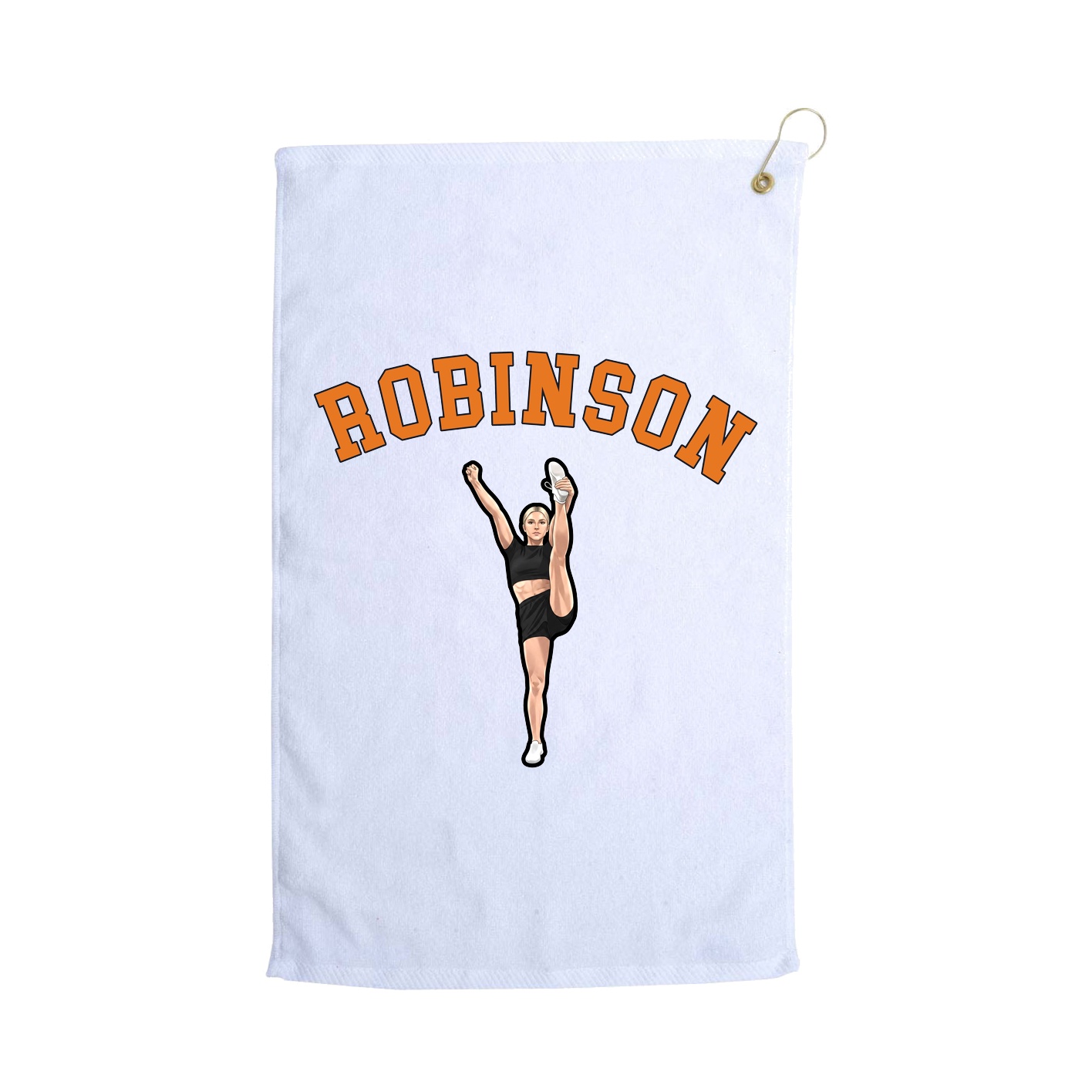 Golf Towel — Shirsey Arch in White