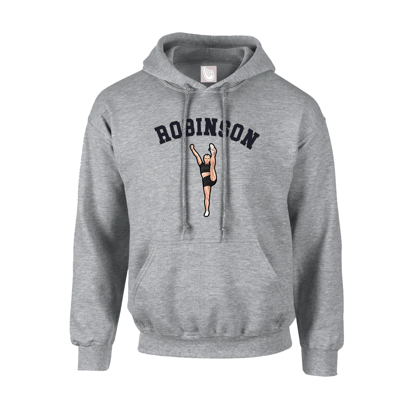Youth Hoodie — Shirsey Arch in Grey