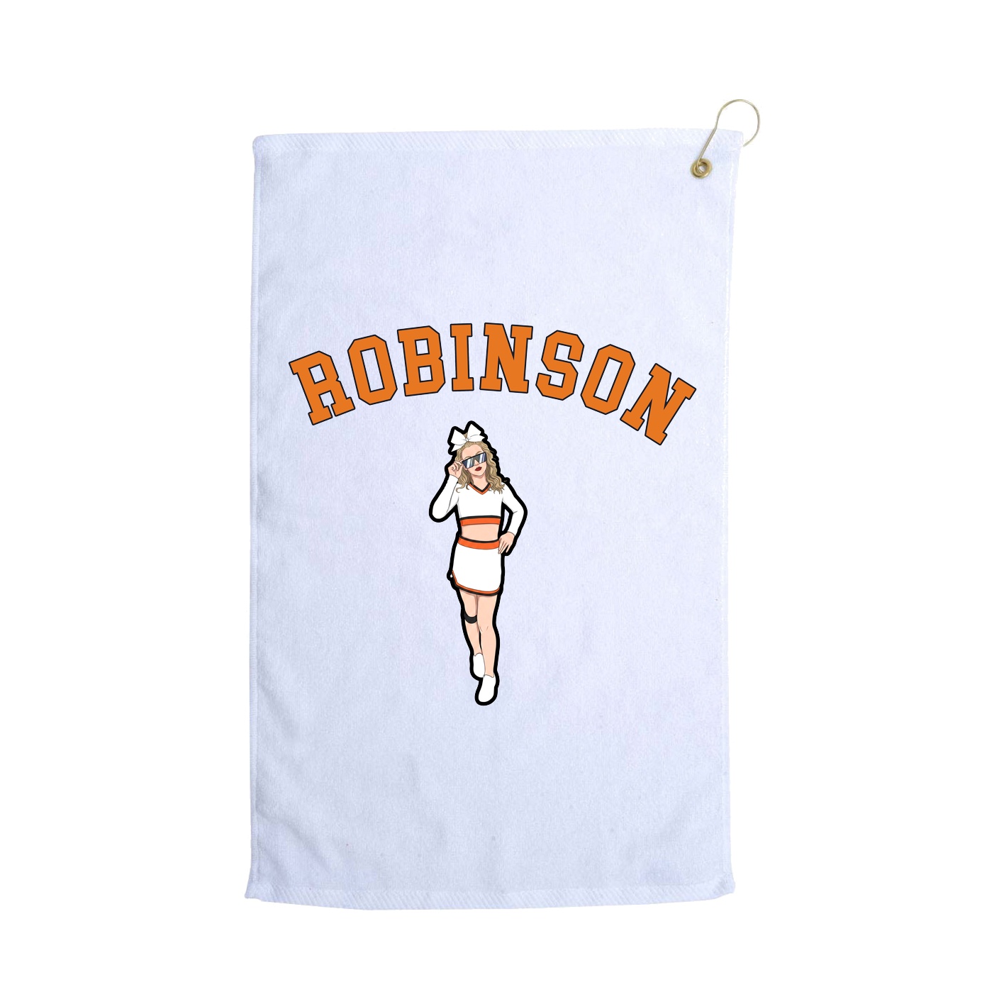 Golf Towel — Shirsey Arch in White