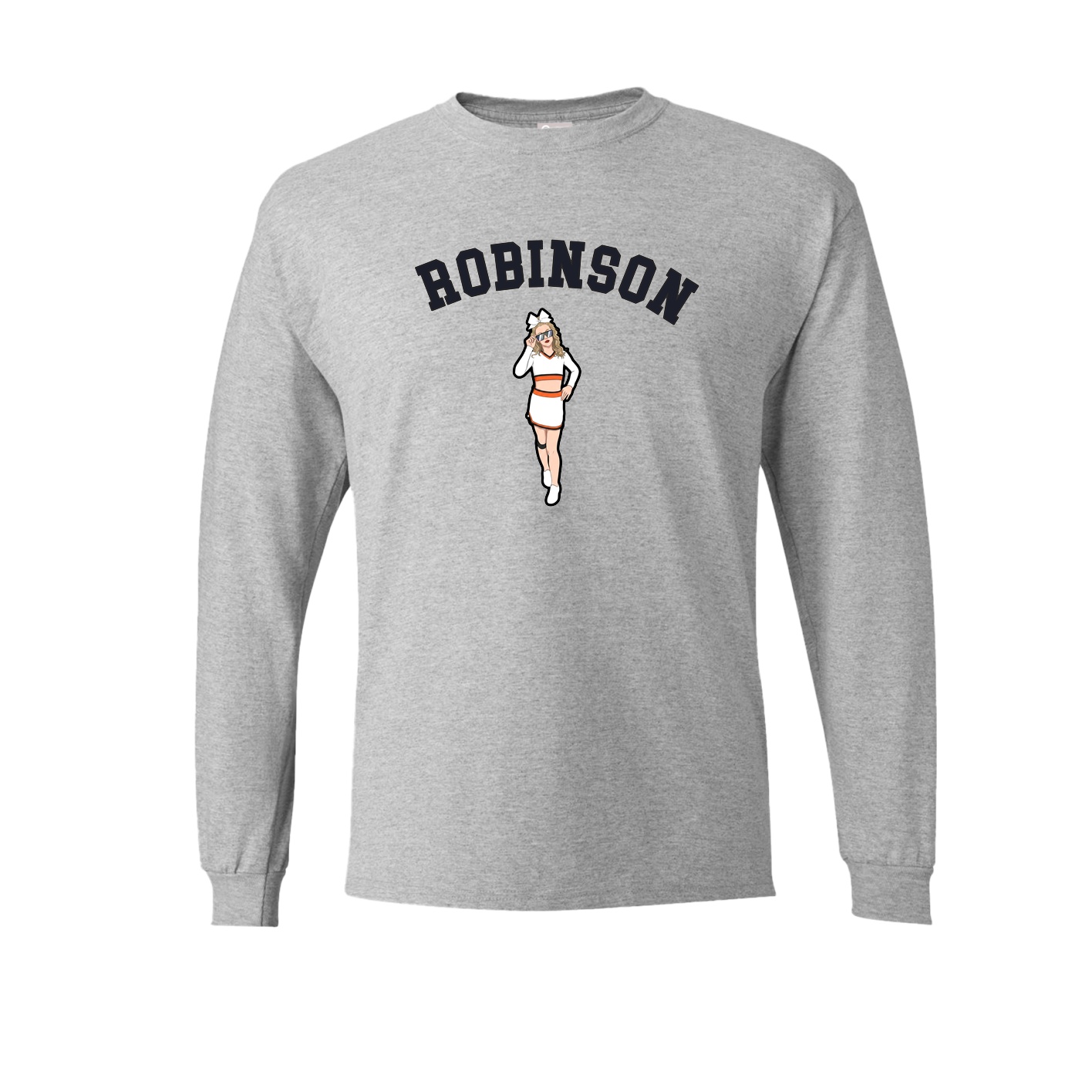 Long Sleeve Tee — Shirsey Arch in Grey