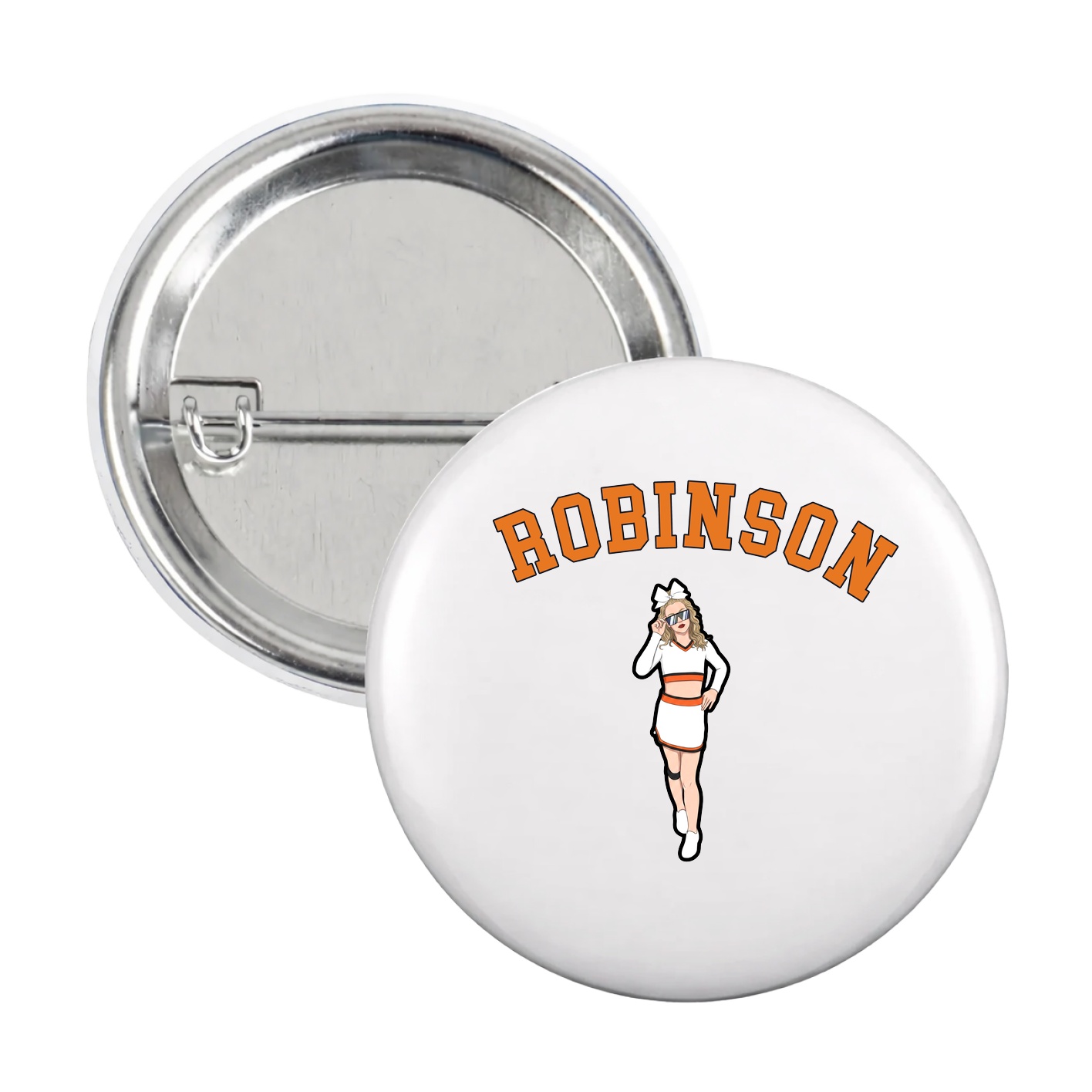Game Day Button — Shirsey Arch in White