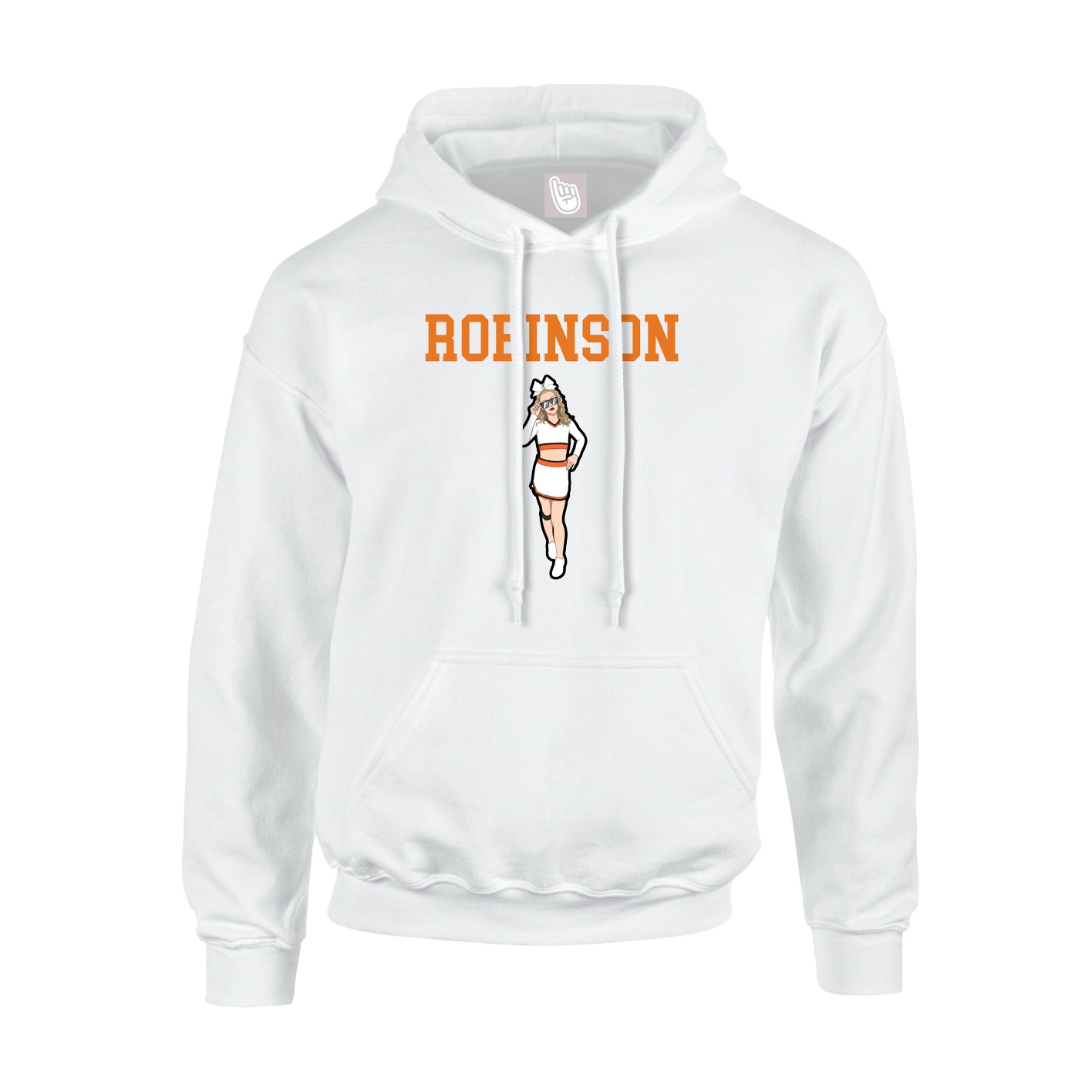 Hoodie — Shirsey in White