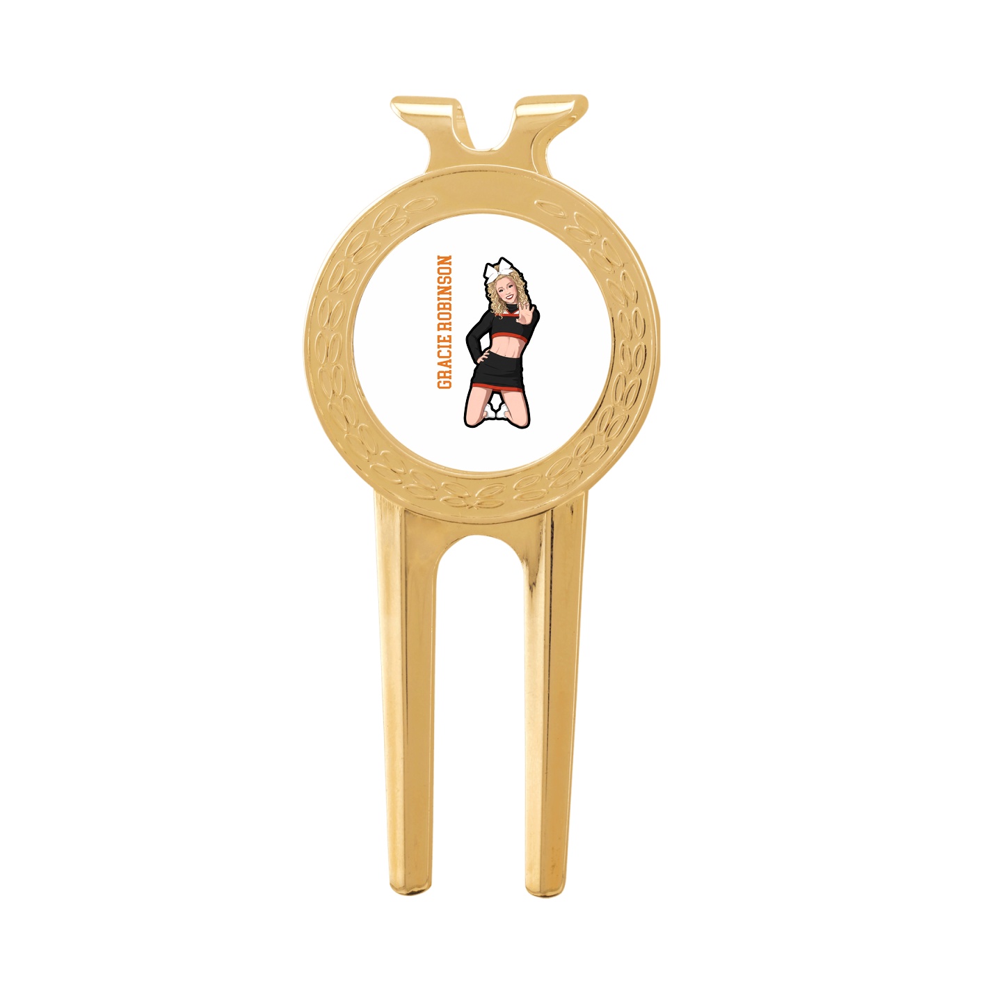 Divot Tool with Ball Marker — Name Vertical in Classic