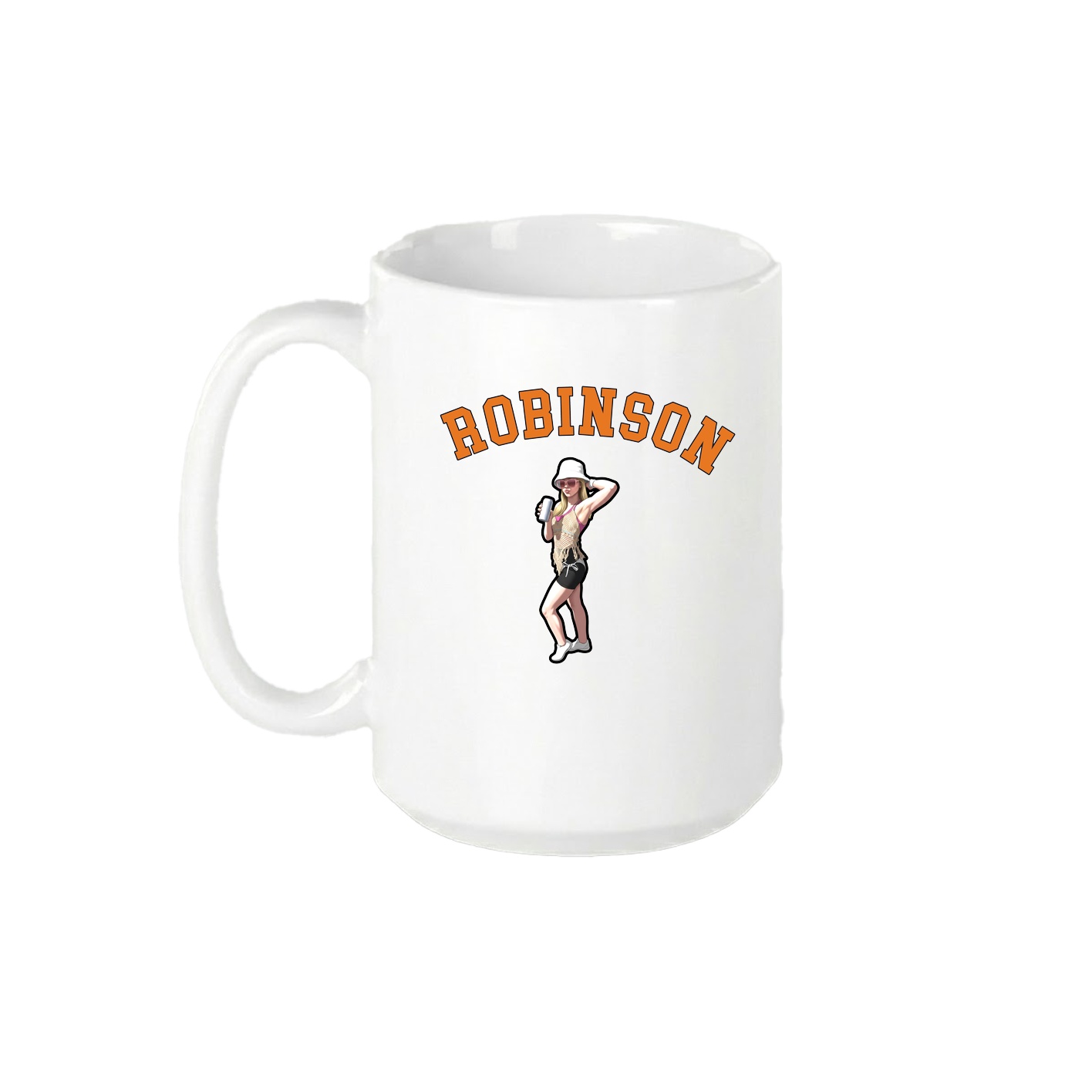 15oz Coffee Mug — Shirsey Arch in White