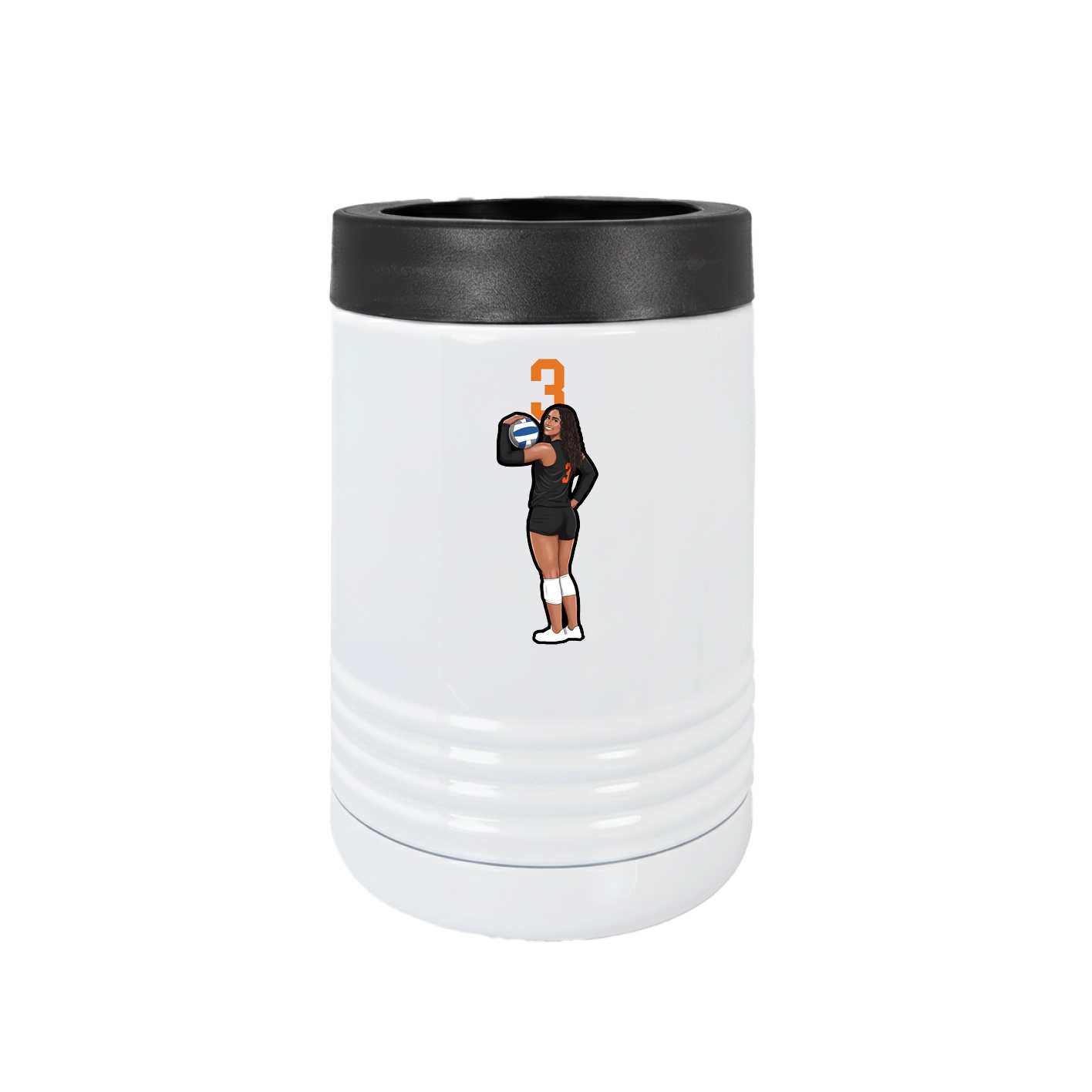 Beverage Holder — Number Top in White