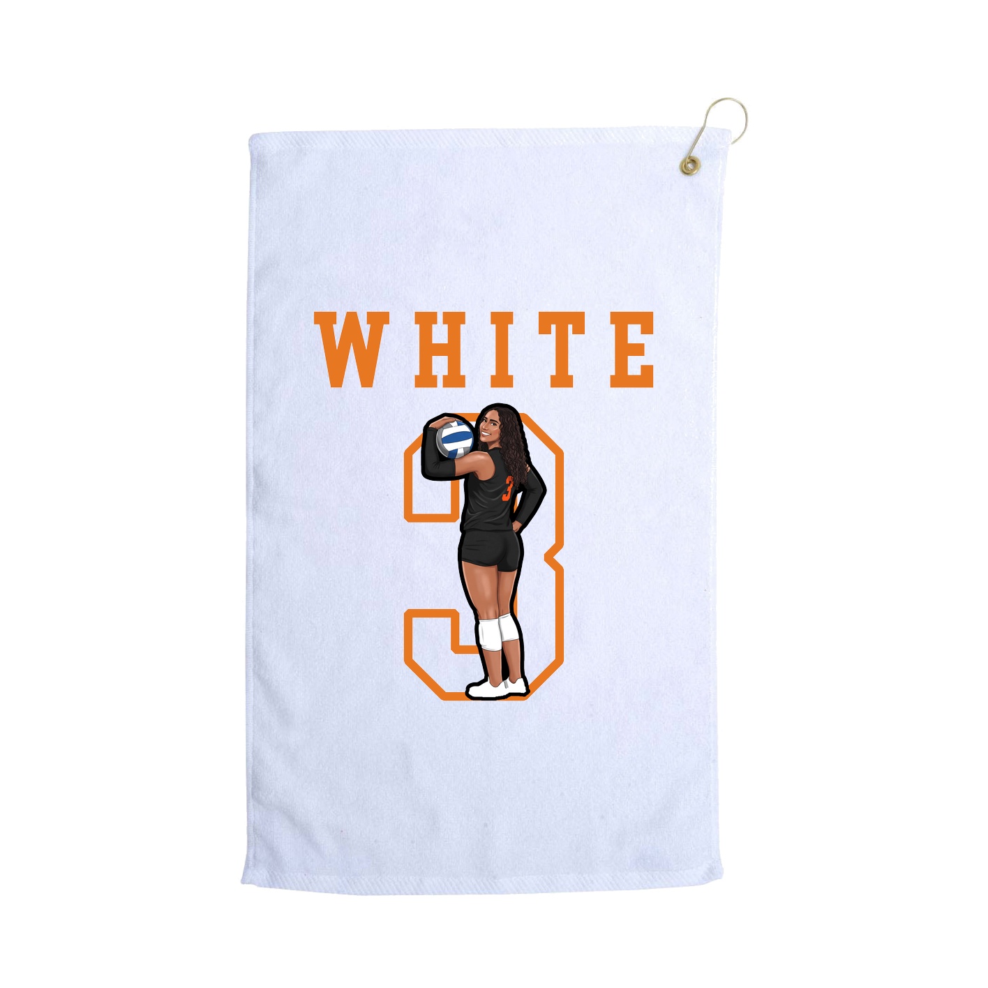 Golf Towel — Shirsey in White