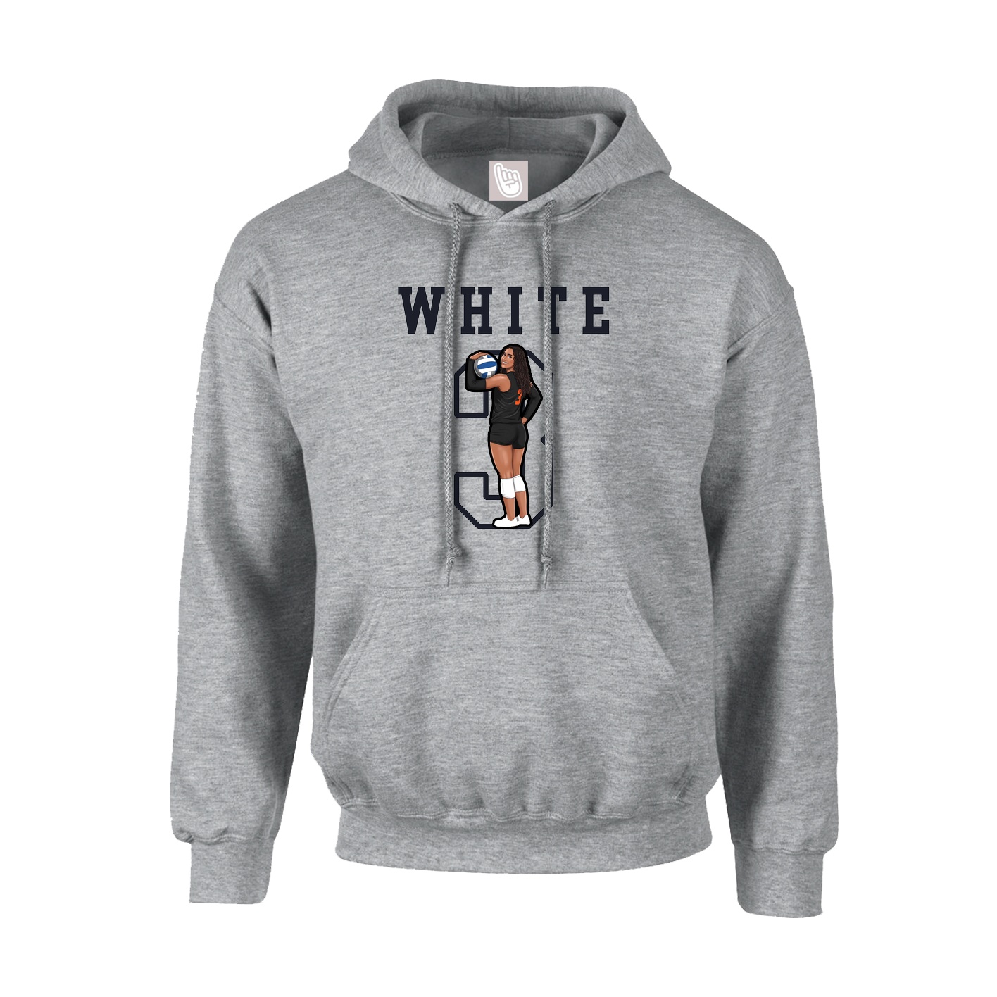Hoodie — Shirsey in Grey