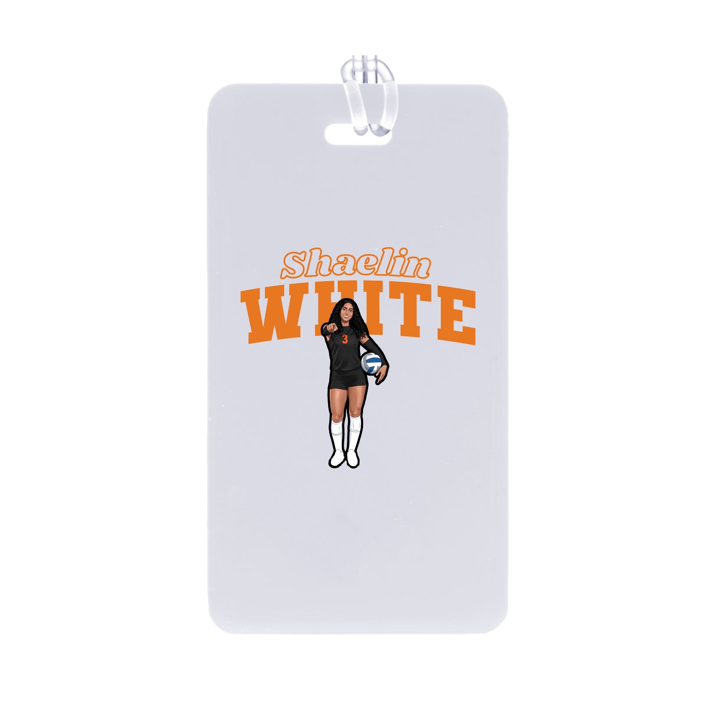 Bag Tag — Name Arch in Classic