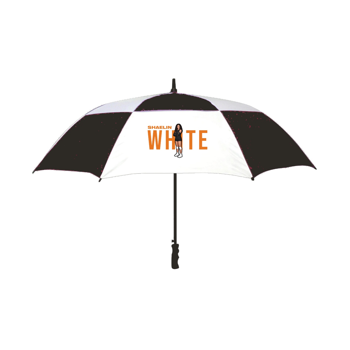 Golf Umbrella — Player Name in Black
