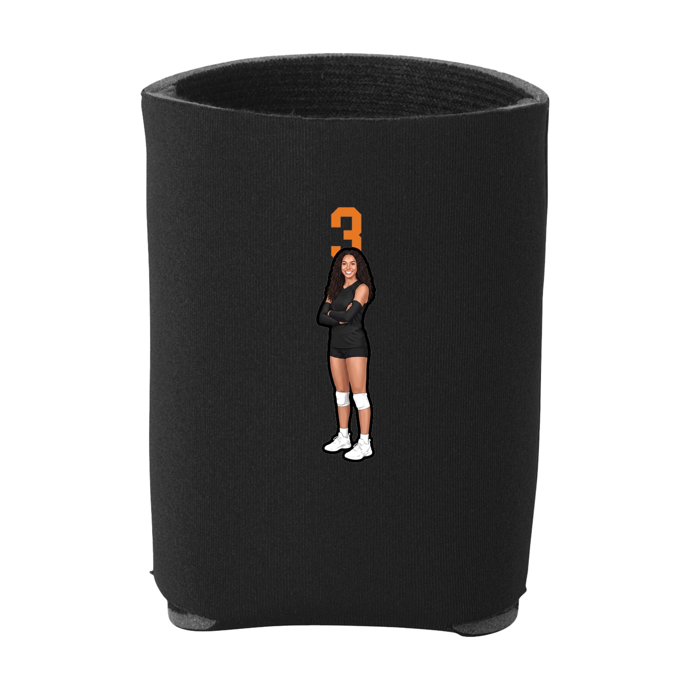 Can Holder — Number Top in Black
