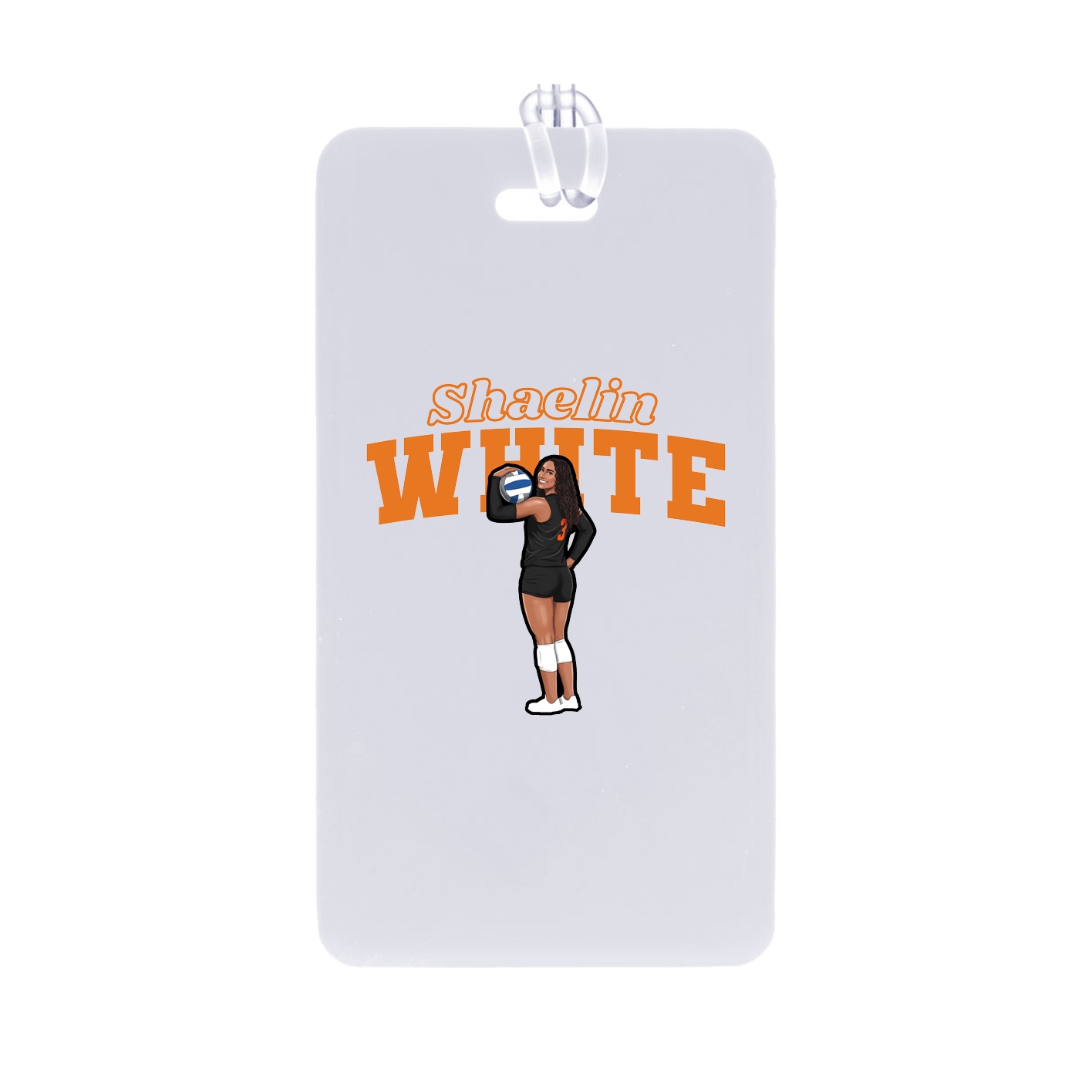 Bag Tag — Name Arch in Classic