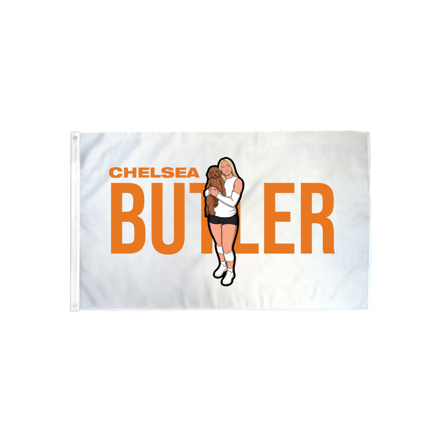 3x5 Flag — Player Name in Classic