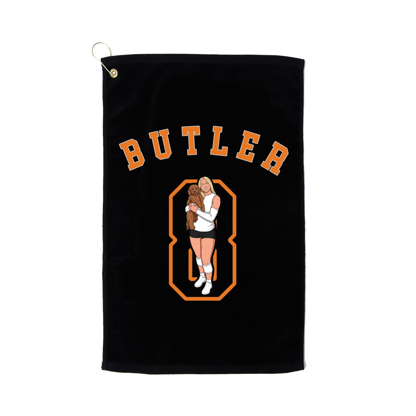 Golf Towel — Shirsey Arch in Black