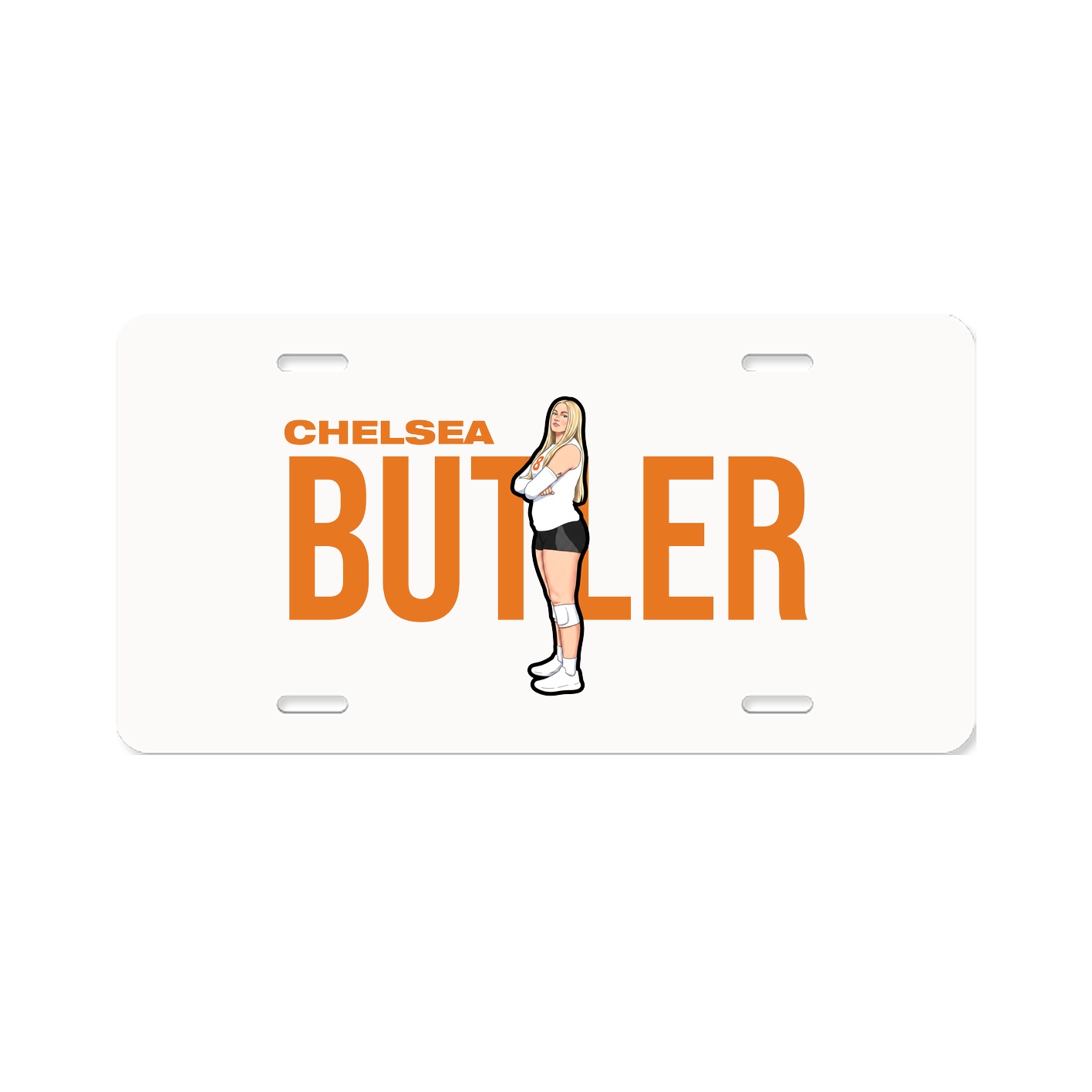 License Plate — Player Name in Classic