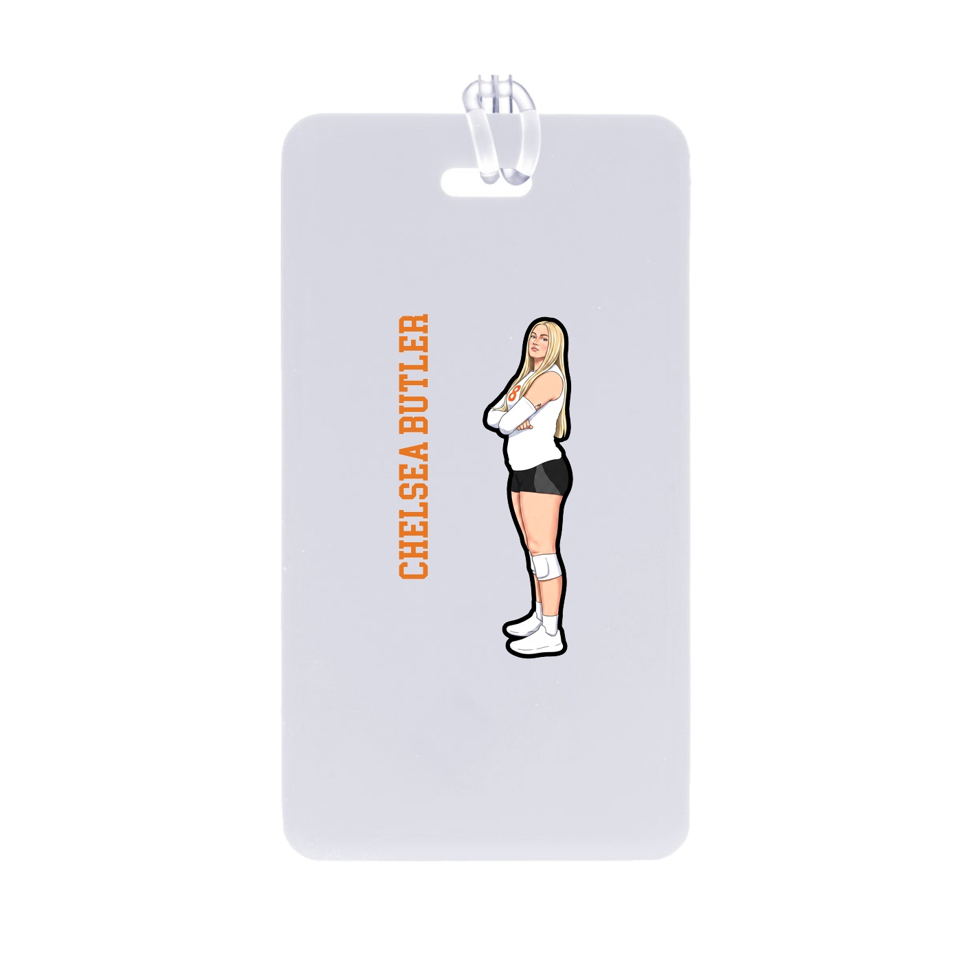 Bag Tag — Name Vertical in Classic