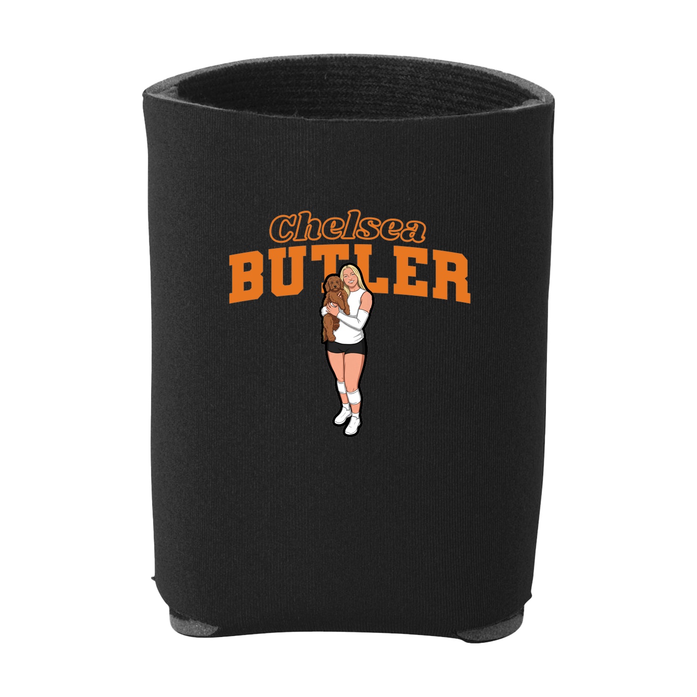 Can Holder — Name Arch in Black