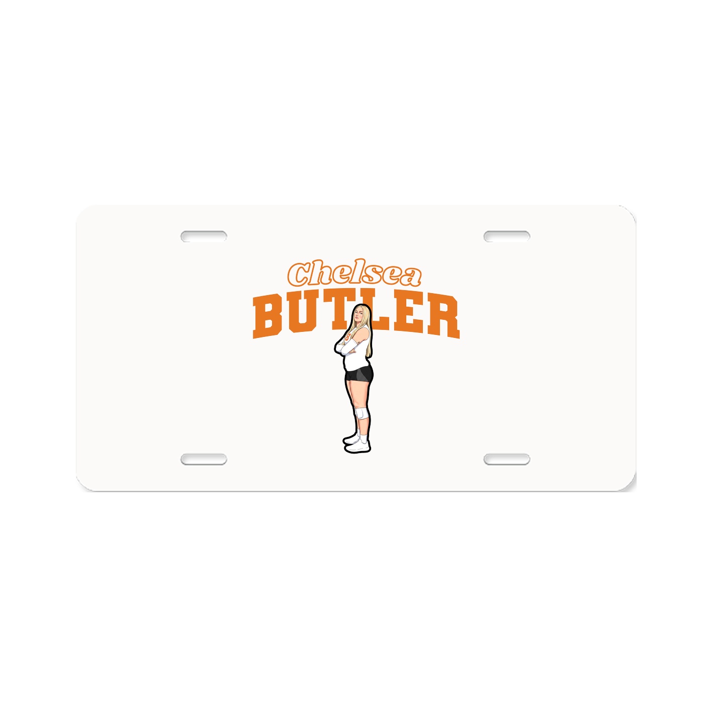 License Plate — Name Arch in Classic