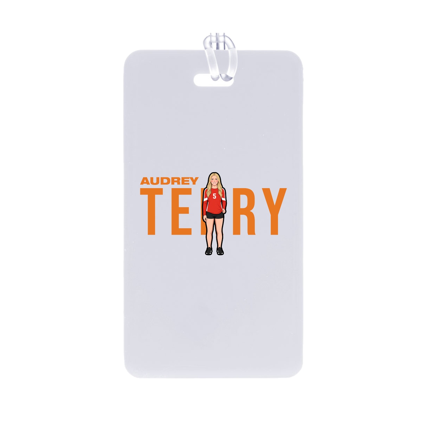 Bag Tag — Player Name in Classic