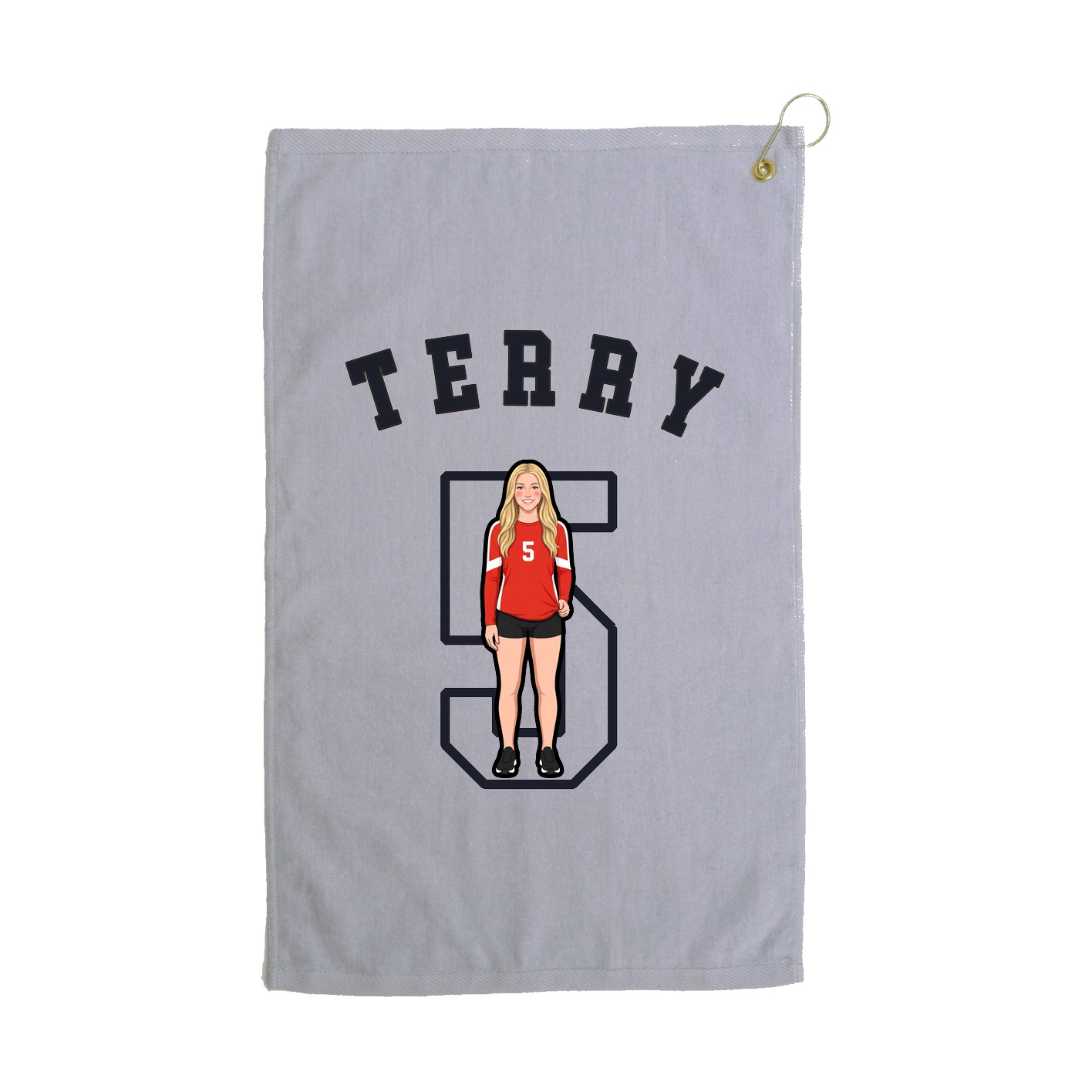 Golf Towel — Shirsey Arch in Grey