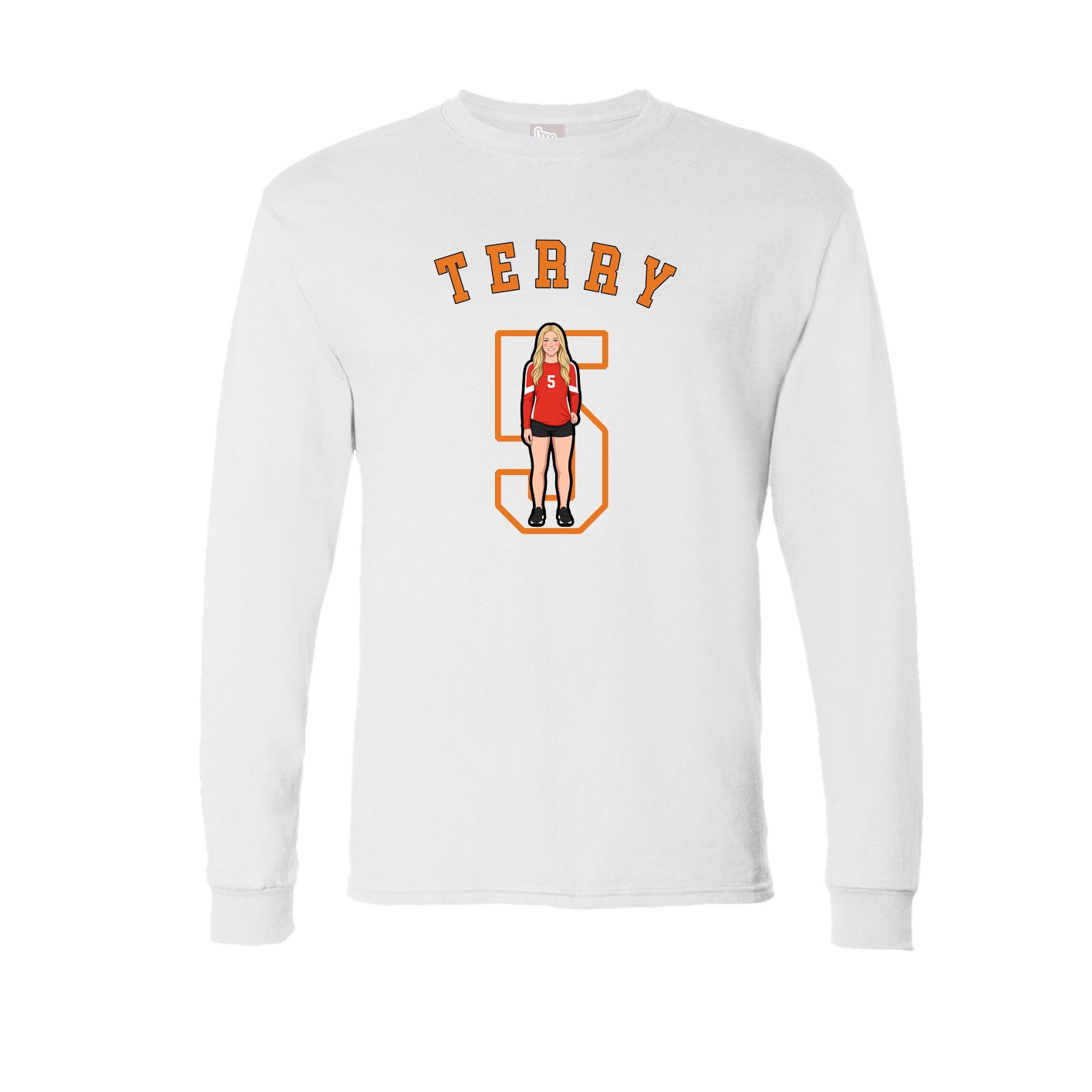 Long Sleeve Tee — Shirsey Arch in White