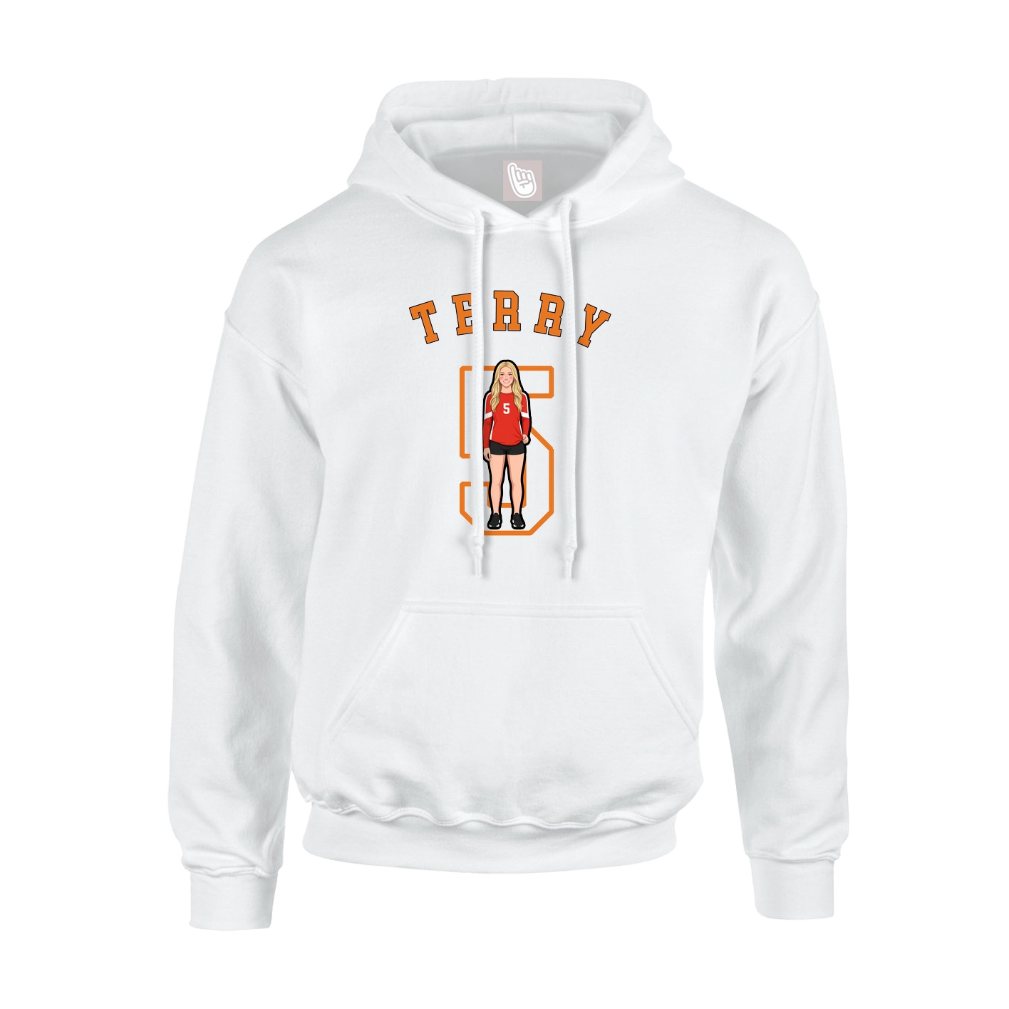 Hoodie — Shirsey Arch in White
