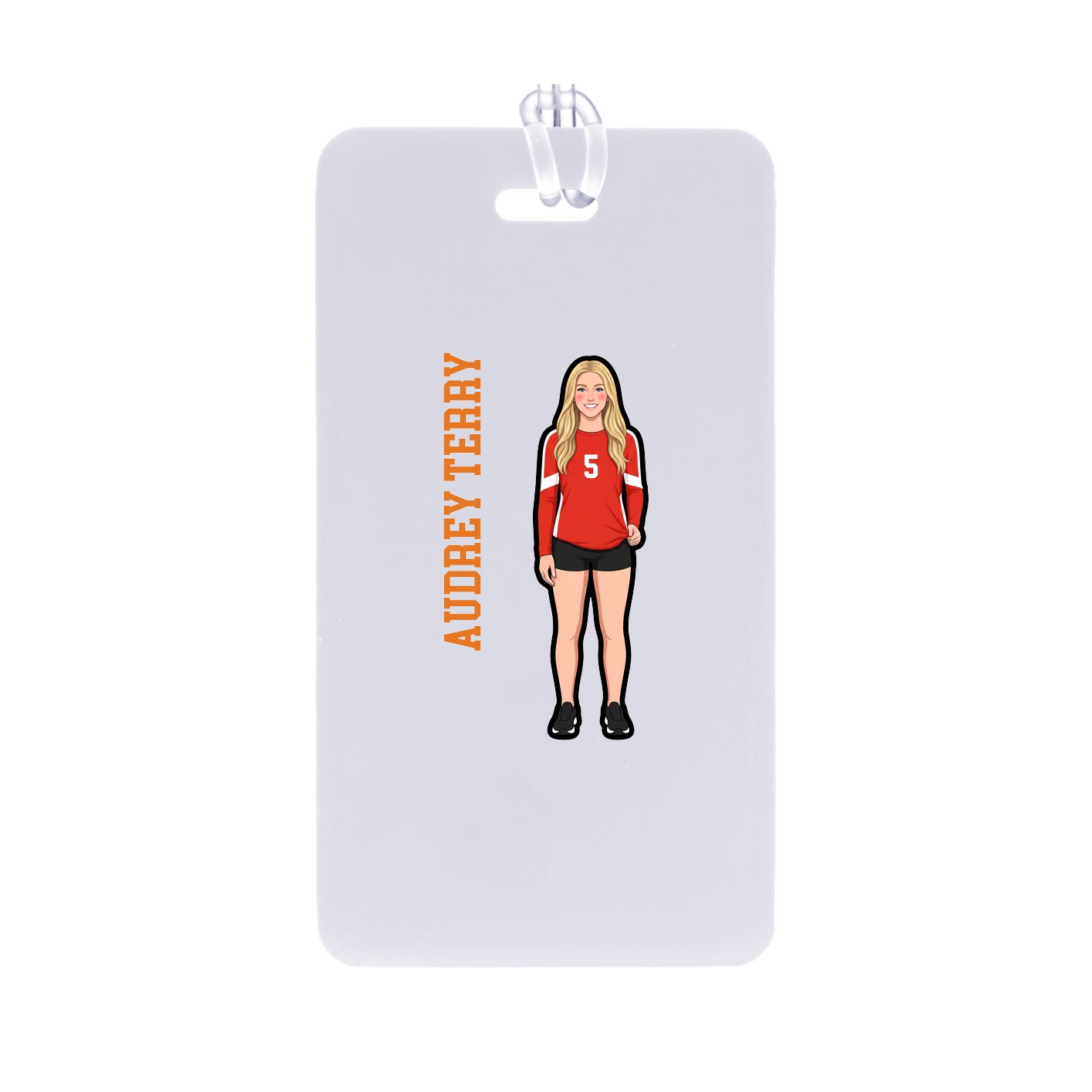 Bag Tag — Name Vertical in Classic