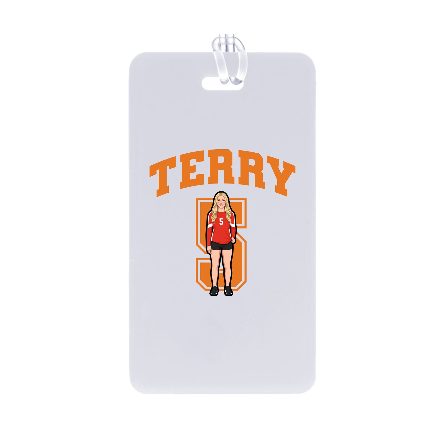 Bag Tag — Number in Classic