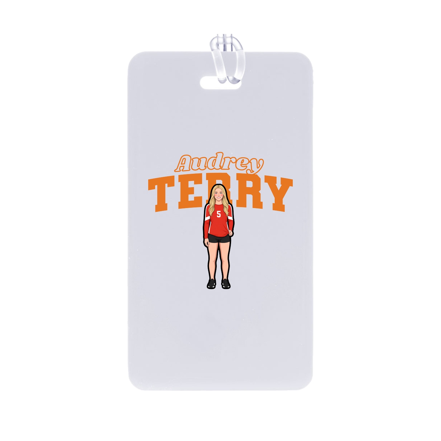 Bag Tag — Name Arch in Classic