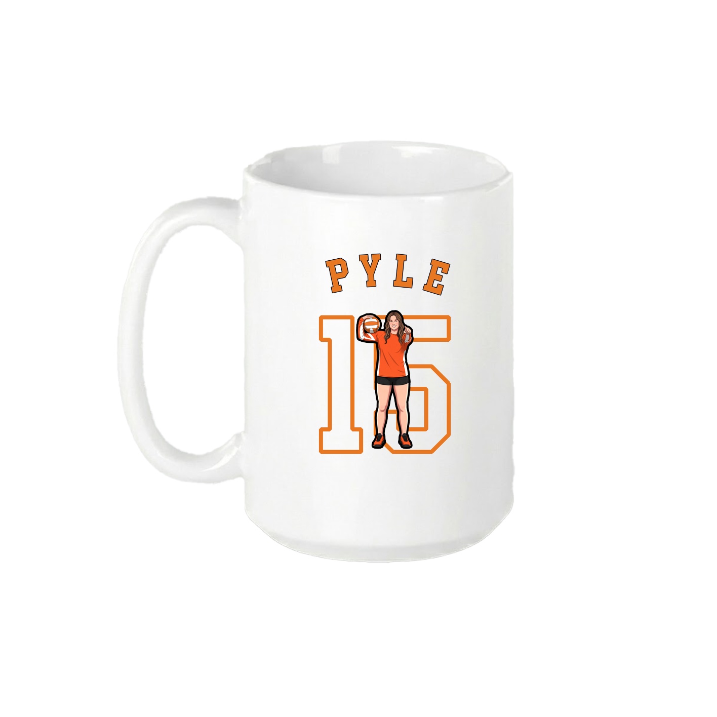 15oz Coffee Mug — Shirsey Arch in White