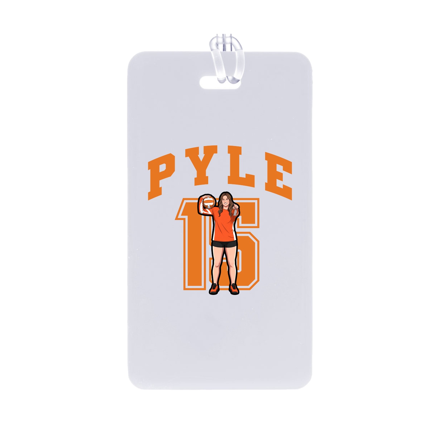Bag Tag — Number in Classic