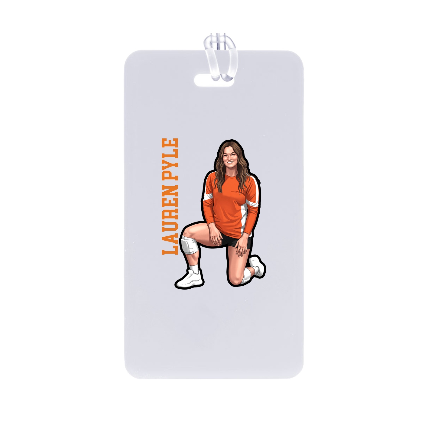Bag Tag — Name Vertical in Classic