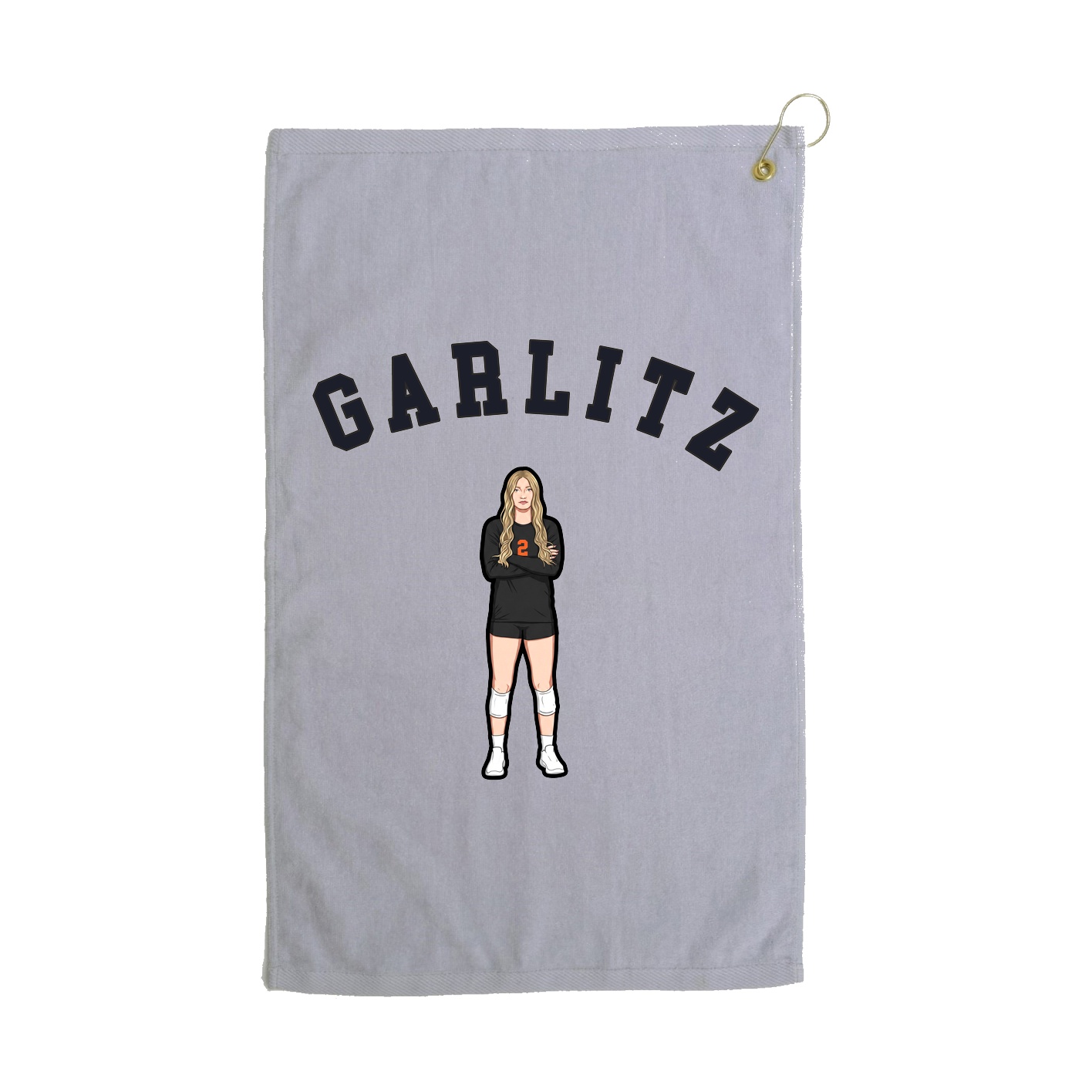 Golf Towel — Shirsey Arch in Grey