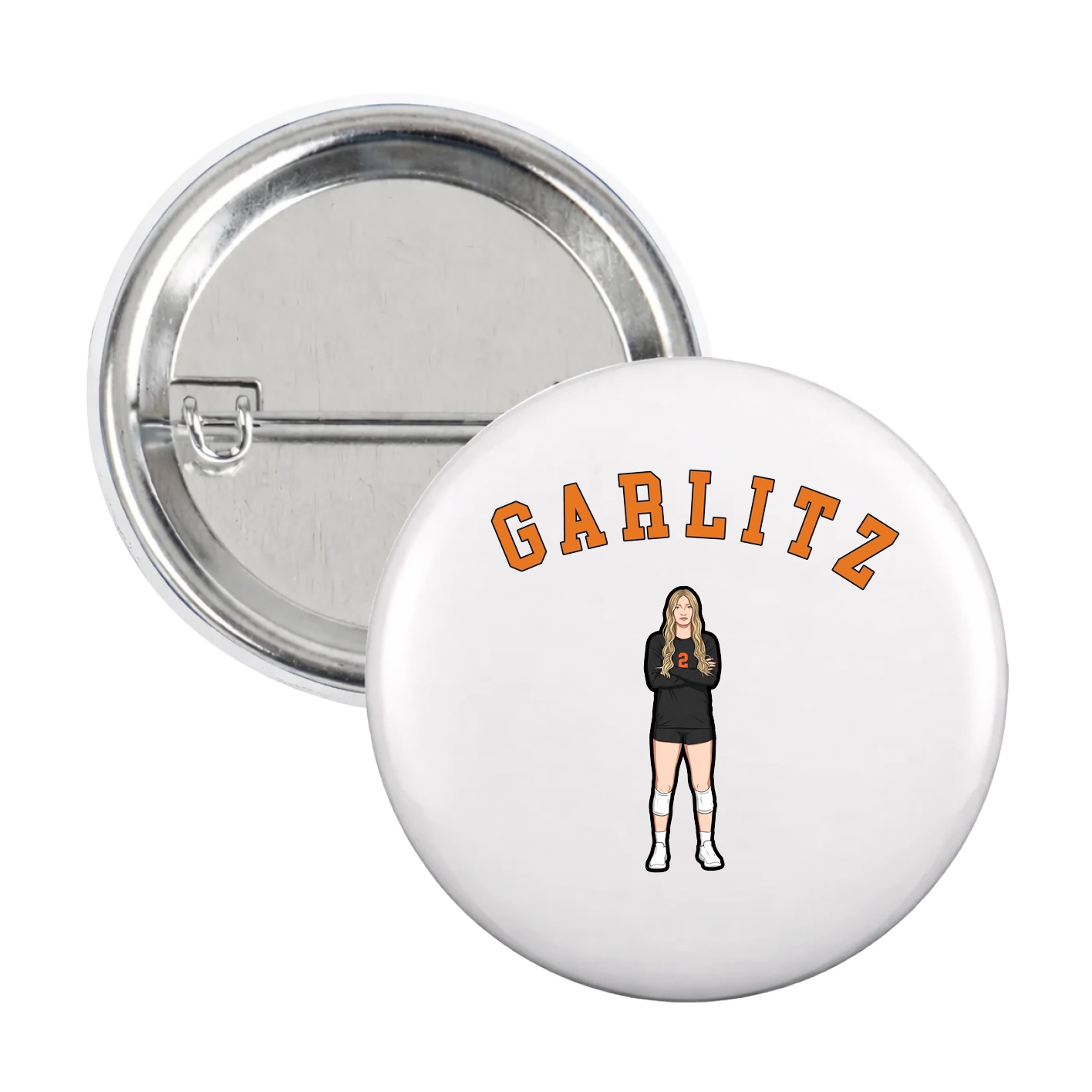 Game Day Button — Shirsey Arch in White