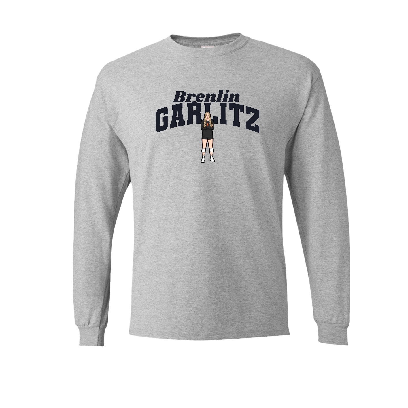 Long Sleeve Tee — Signature Arch in Grey