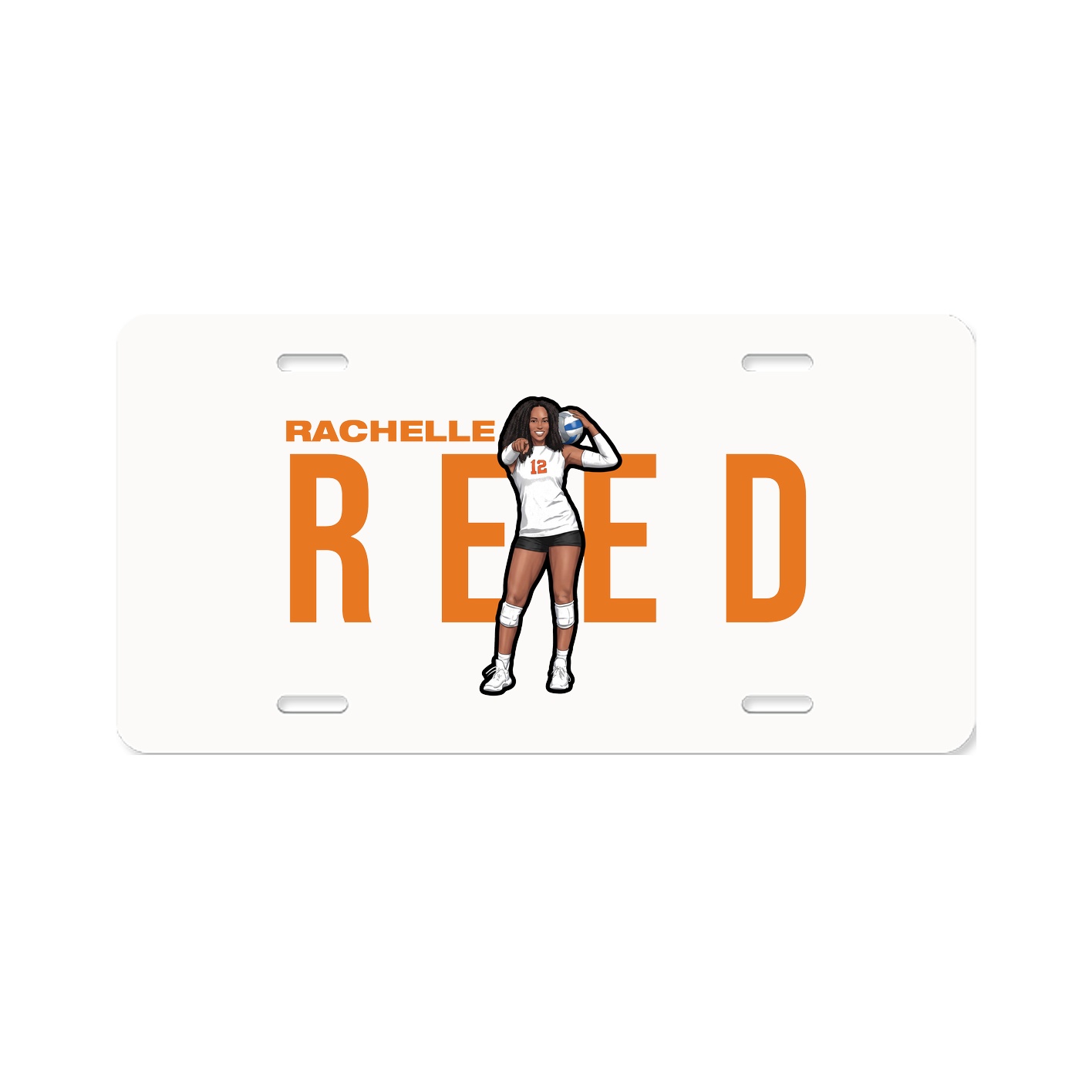 License Plate — Player Name in Classic