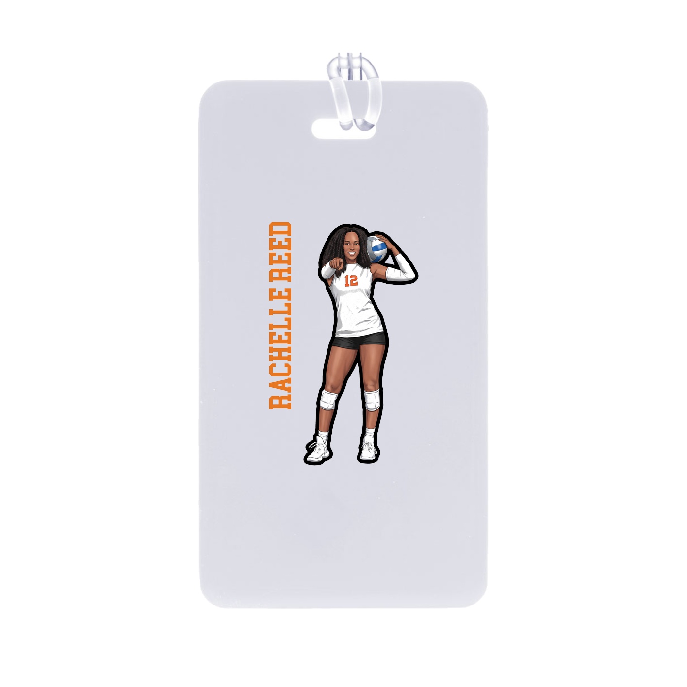 Bag Tag — Name Vertical in Classic