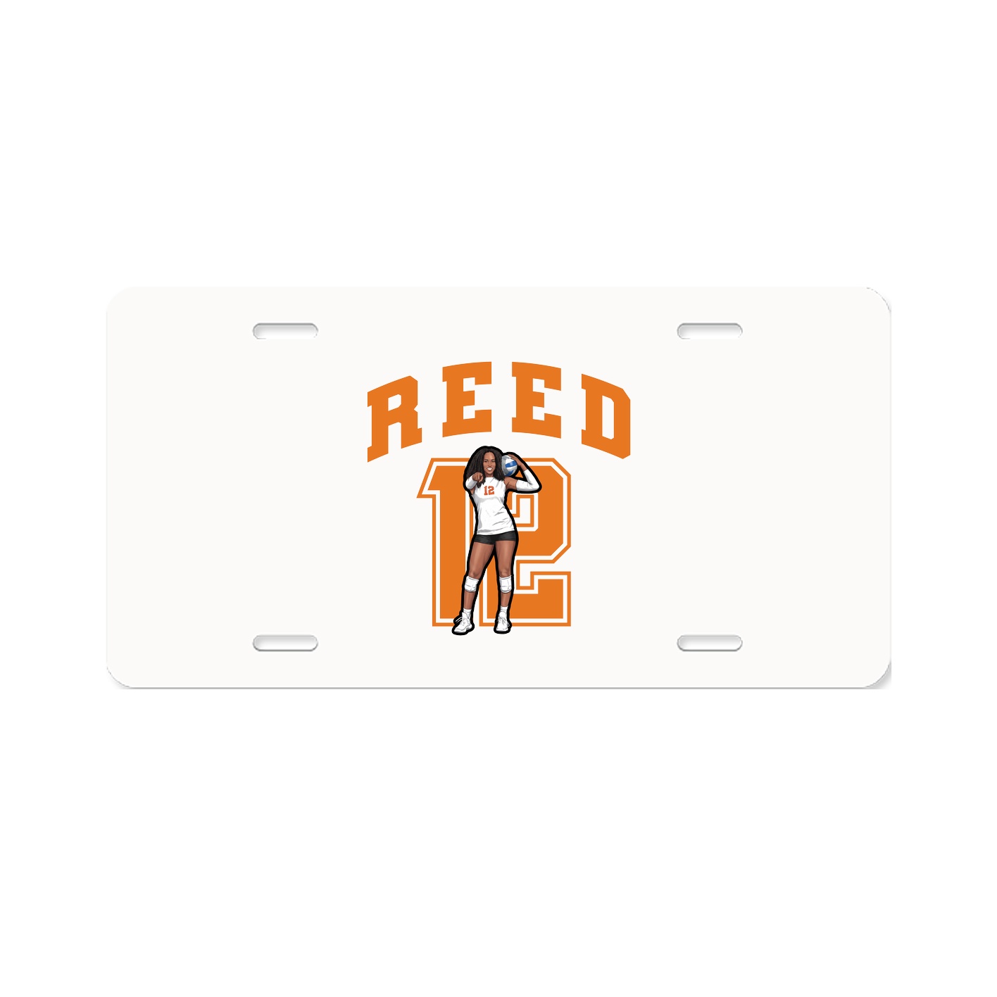 License Plate — Number in Classic