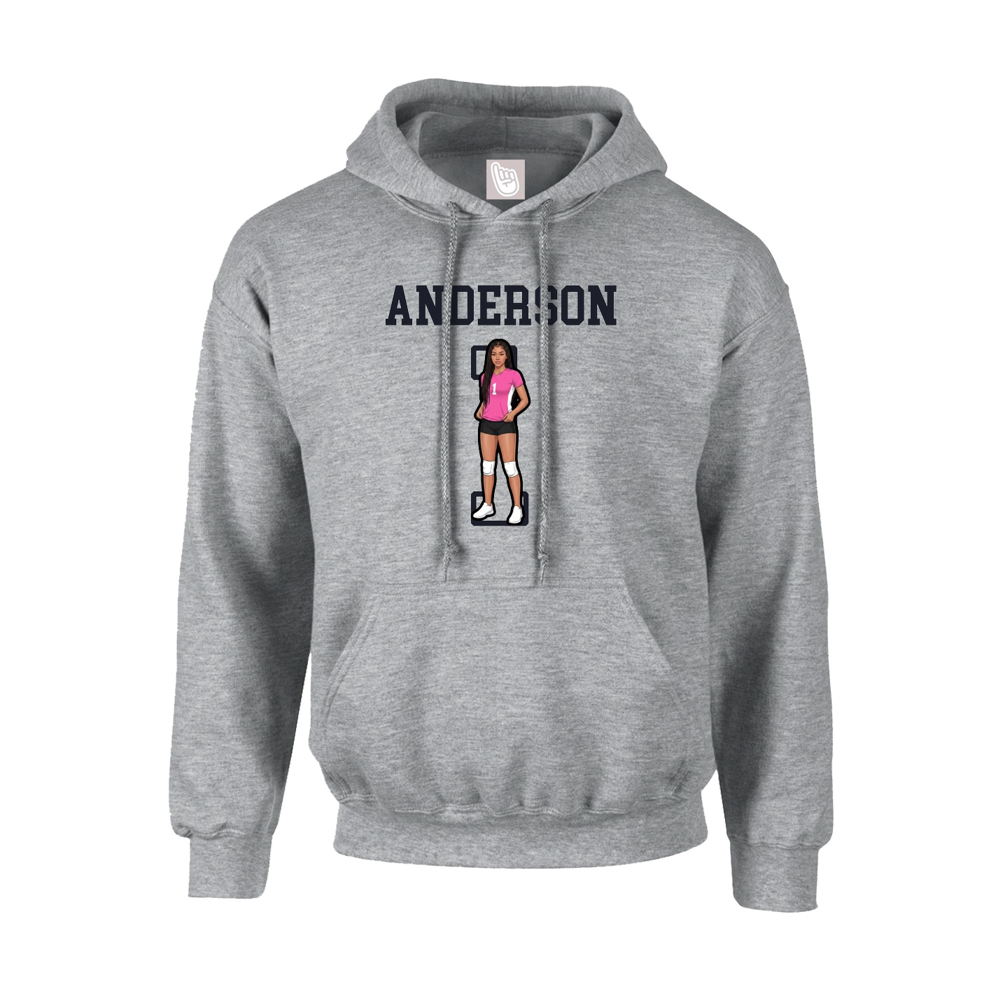 Hoodie — Shirsey in Grey
