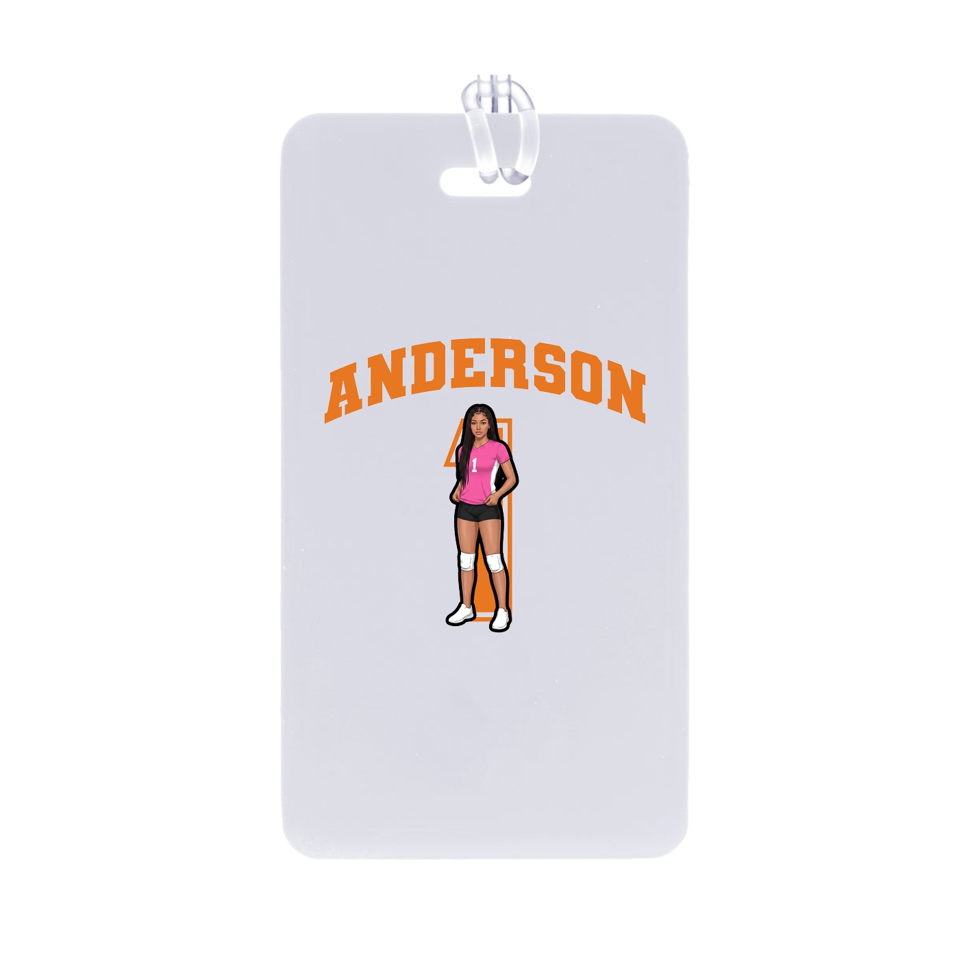 Bag Tag — Number in Classic