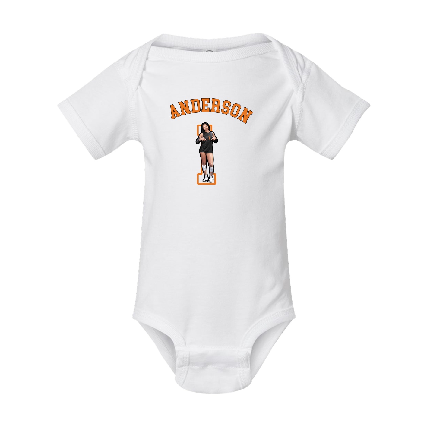 Baby Onesie — Shirsey Arch in White
