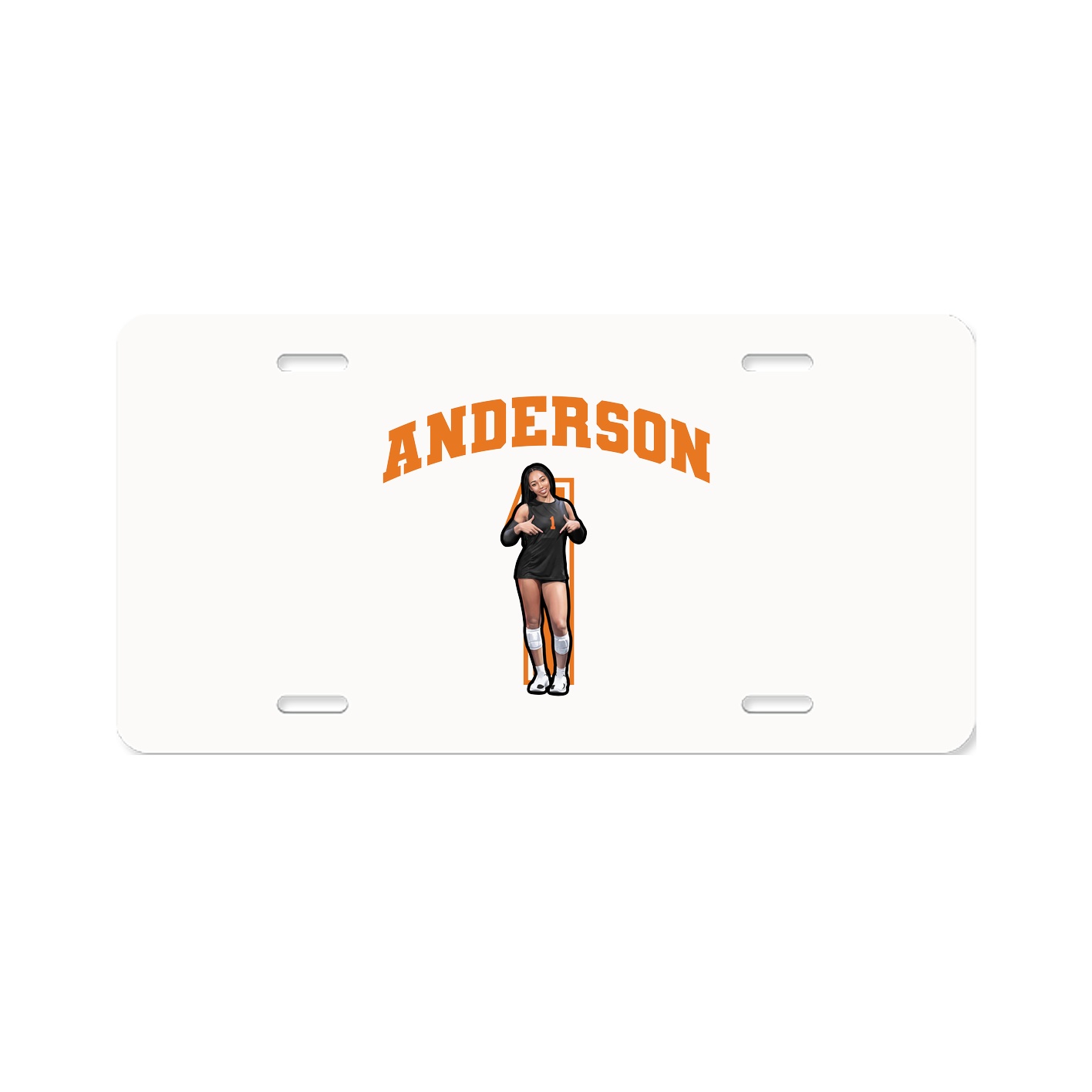 License Plate — Number in Classic
