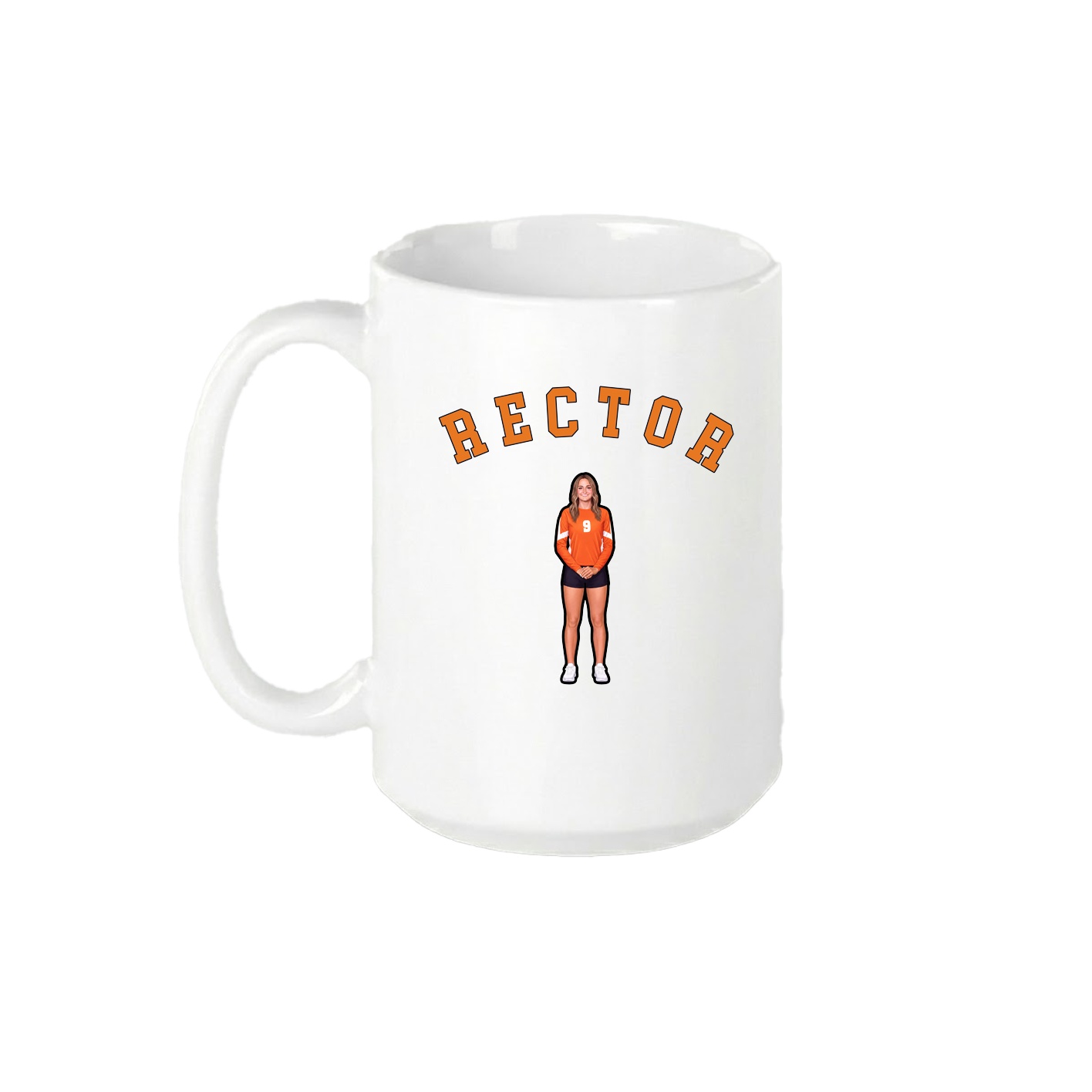 15oz Coffee Mug — Shirsey Arch in White