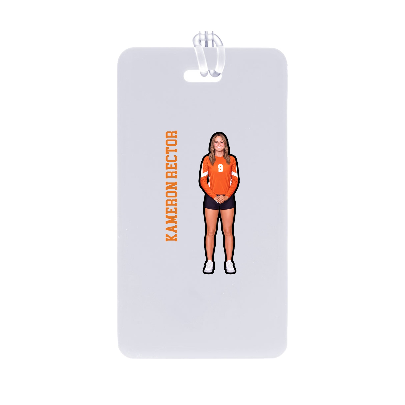 Bag Tag — Name Vertical in Classic