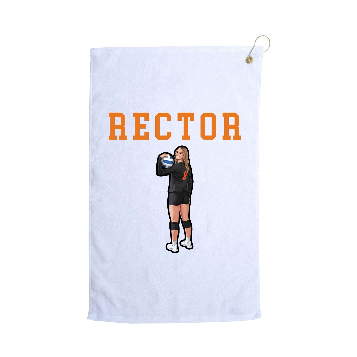 Golf Towel — Shirsey in White