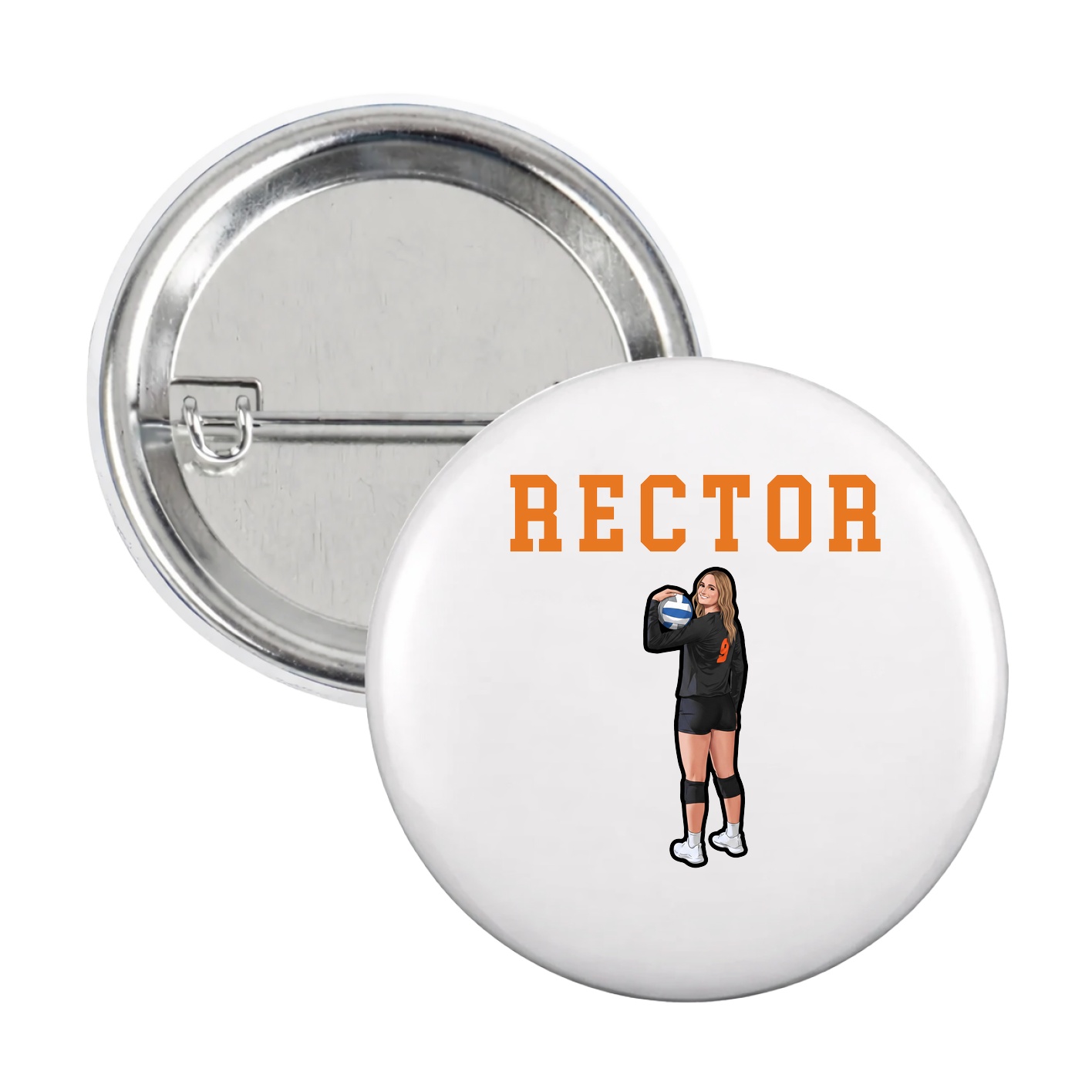Game Day Button — Shirsey in White