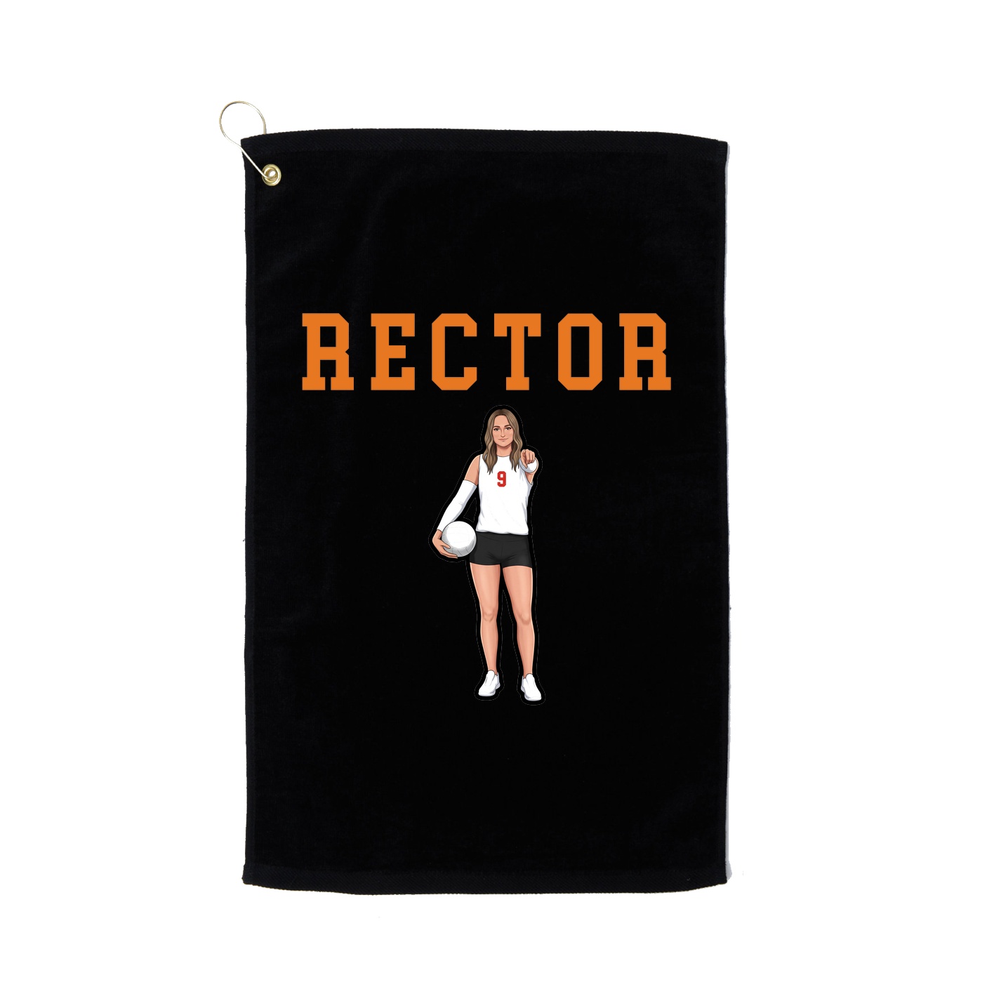 Golf Towel — Shirsey in Black