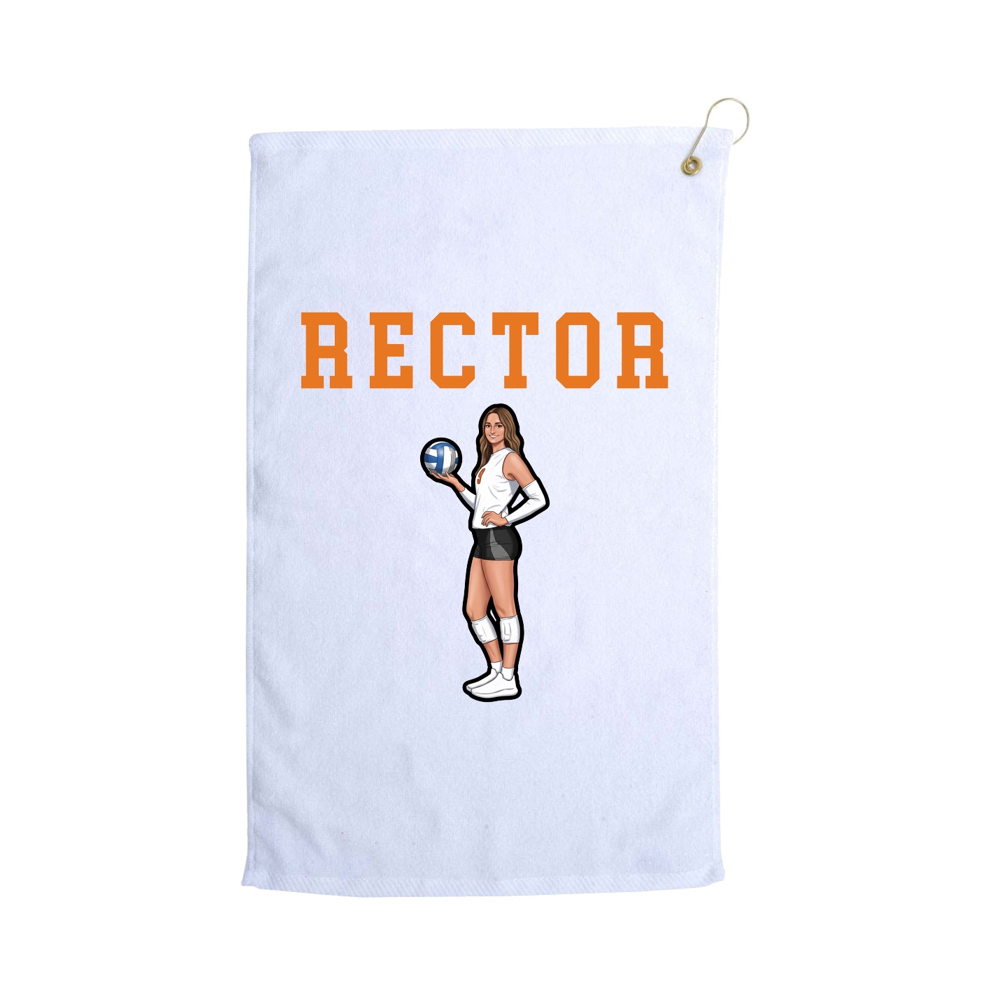 Golf Towel — Shirsey in White