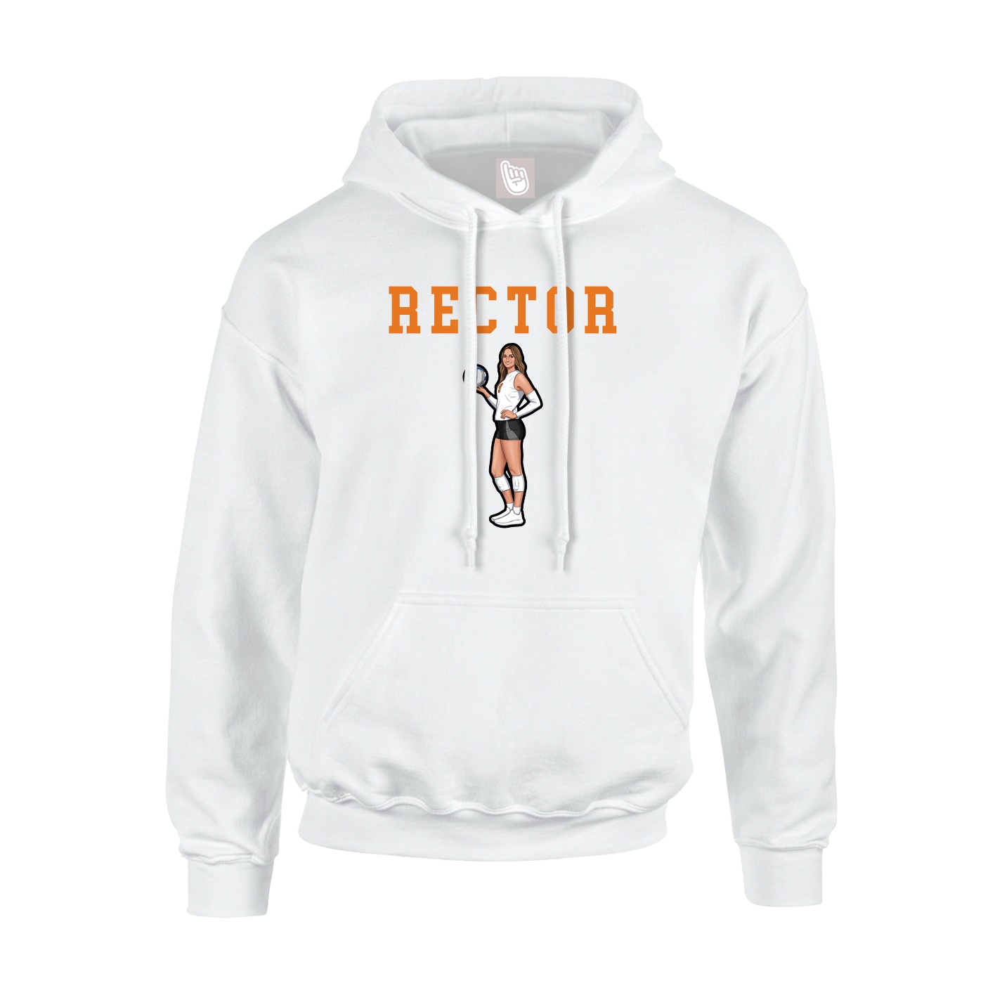 Hoodie — Shirsey in White